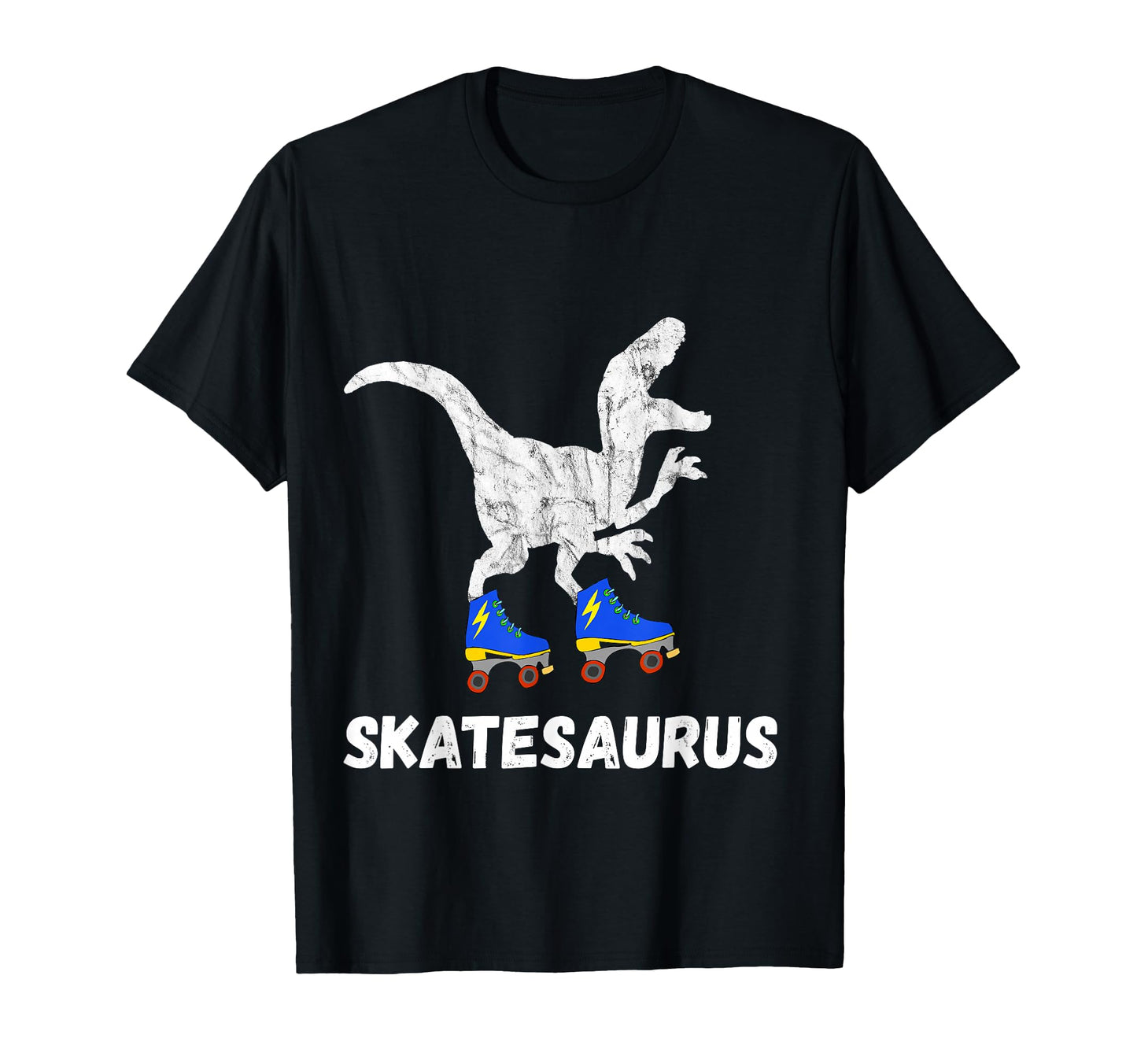 Skate Dinosaurs Roller Skating Rink T-Shirt - Casual Everyday Wear Unisex - T-Shirt, Sweatshirt, Hoodie