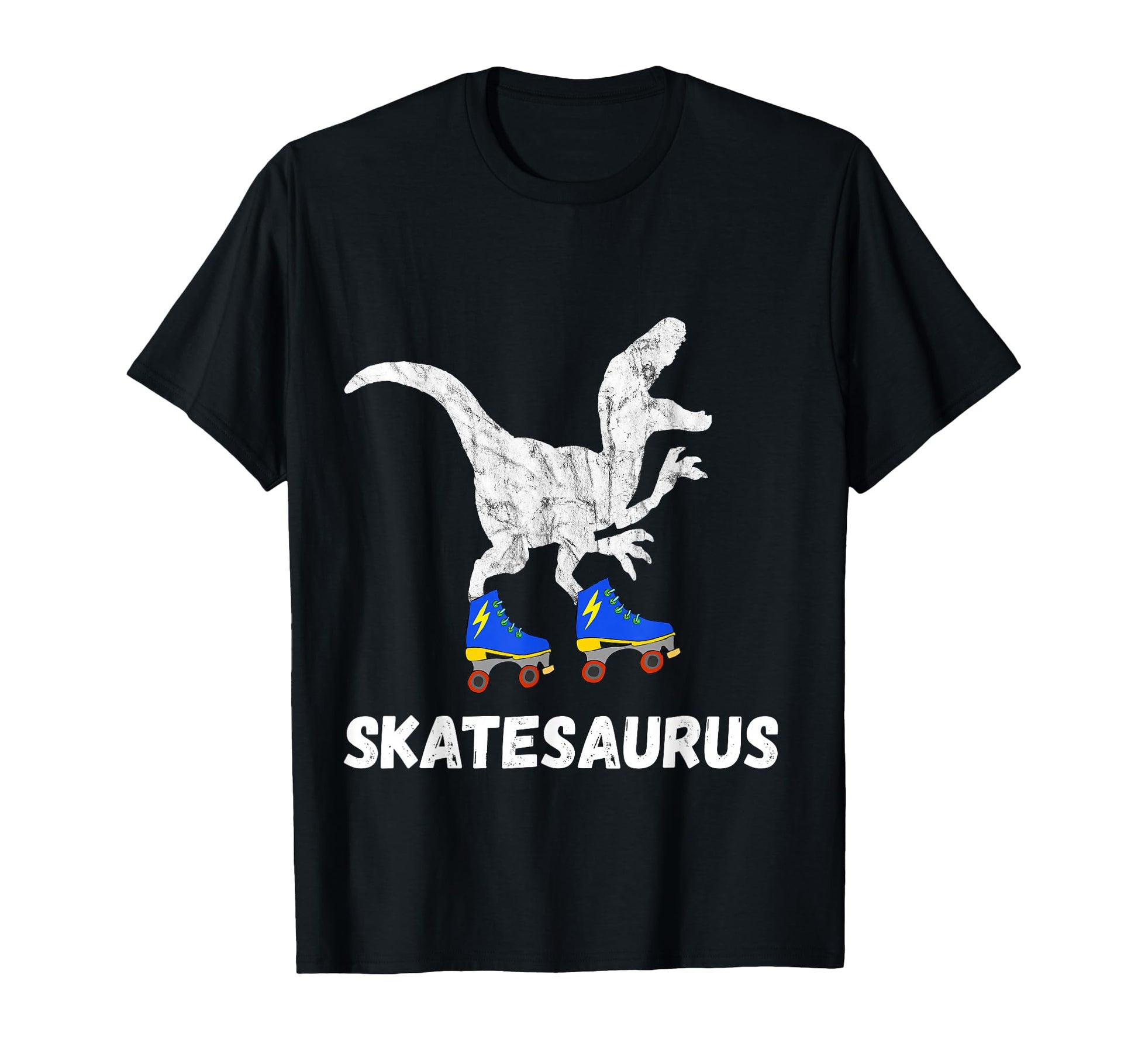 Skate Dinosaurs Roller Skating Rink T-Shirt - Casual Everyday Wear Unisex - T-Shirt, Sweatshirt, Hoodie