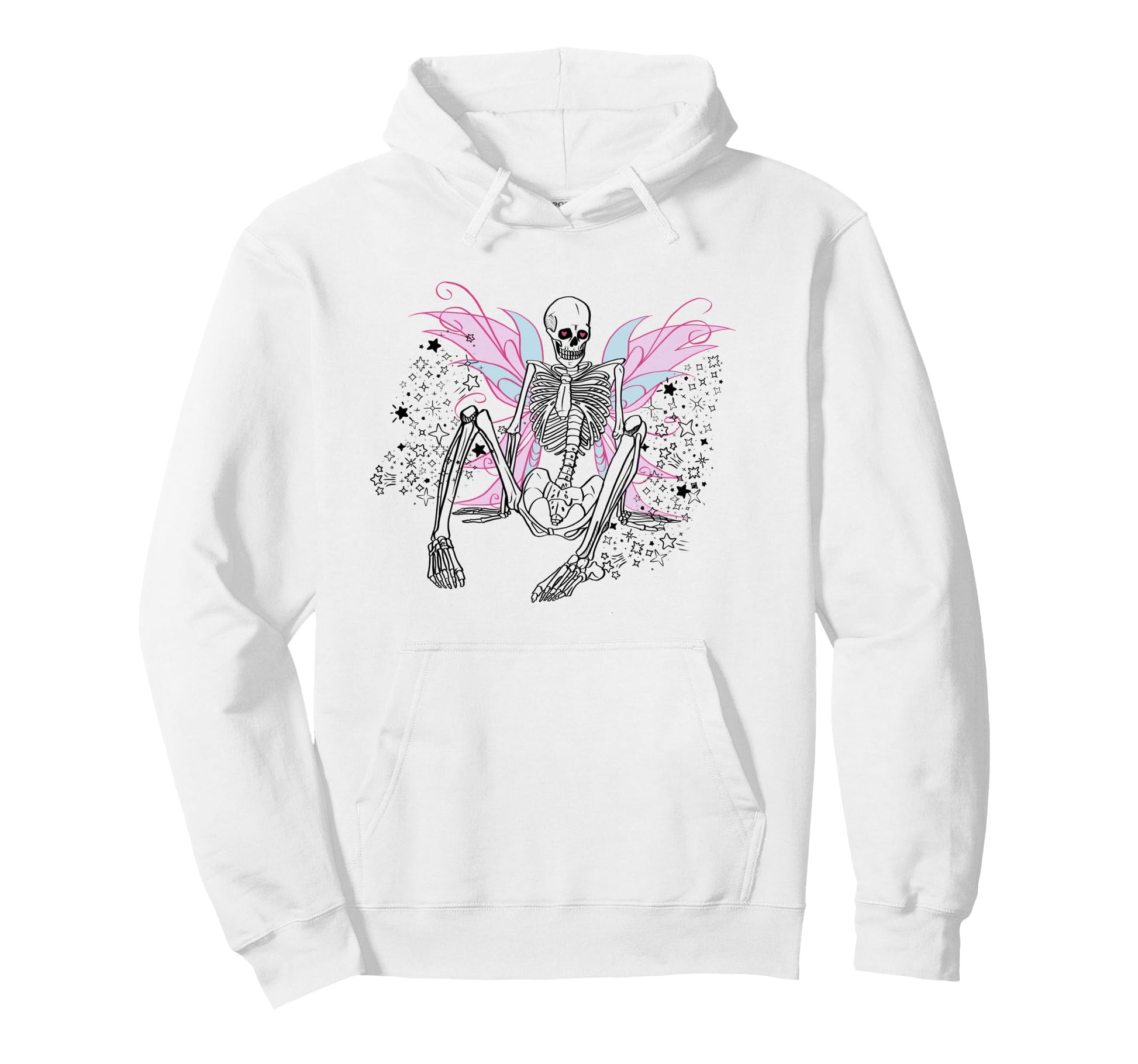 Gothic Skull Fairy Skeleton Y2K Hoodie - Novelty Apparel Men Women - T-Shirt, Sweatshirt, Hoodie