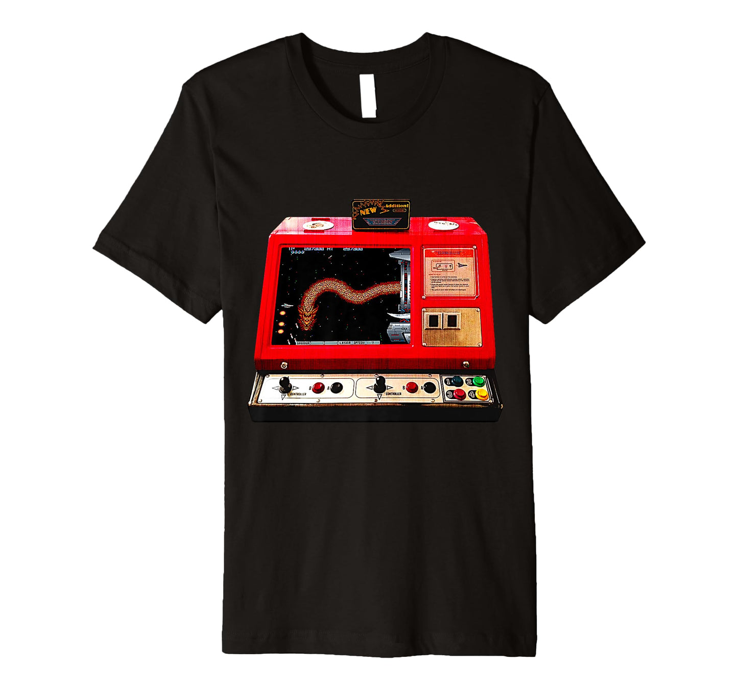 Gradius Arcade Boss Dragon Gamer T-Shirt - Fun Novelty Design for Adults - T-Shirt, Sweatshirt, Hoodie