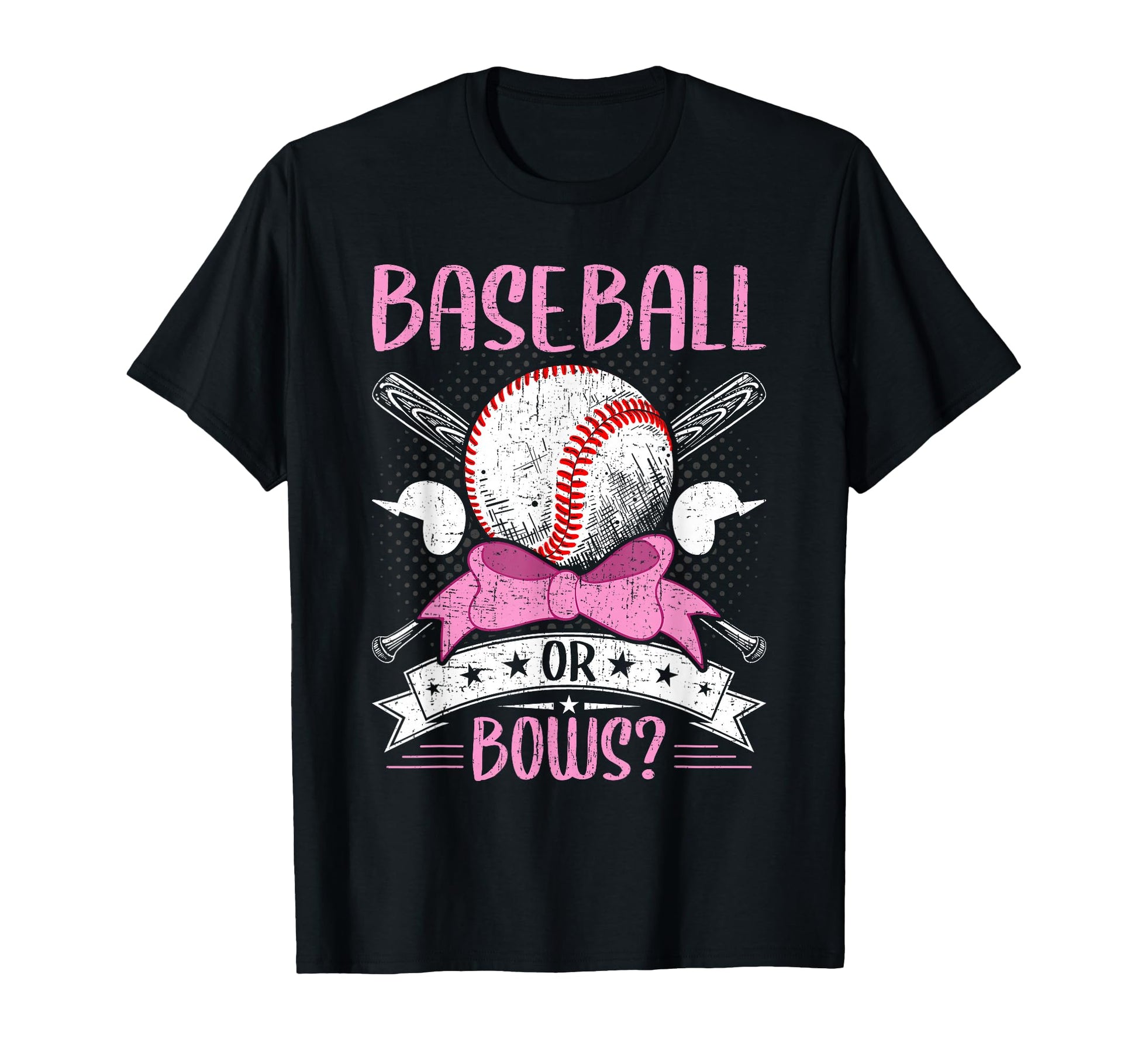 Baseball Or Bows Baseball Lover T-Shirt - Minimalist Print Men Women - T-Shirt, Sweatshirt, Hoodie