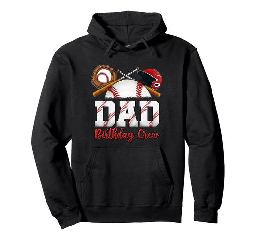 Baseball Birthday Party Sports Family Hoodie - Trendy Graphic Men Women - T-Shirt, Sweatshirt, Hoodie