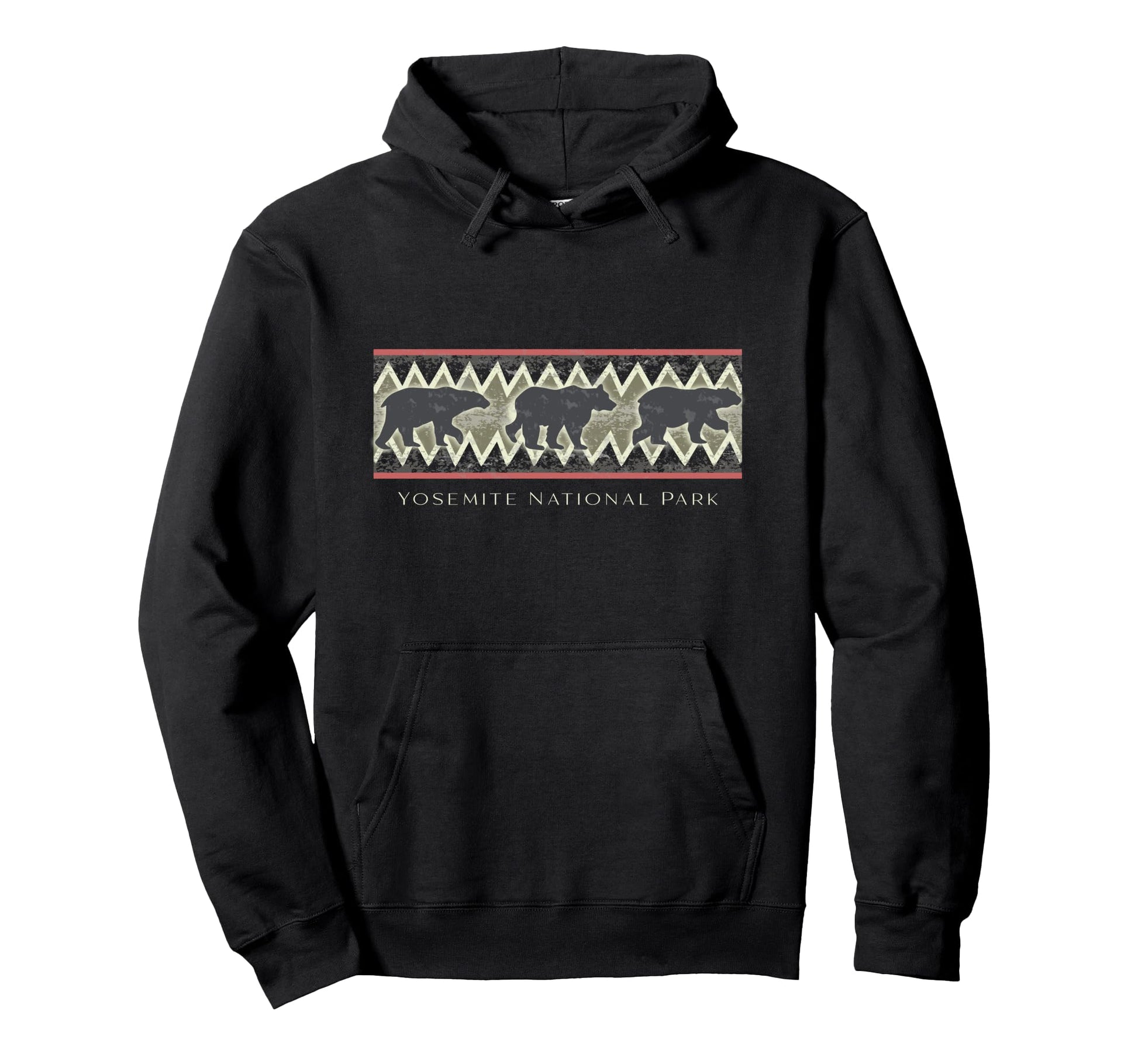 Yosemite Bear National Park Hoodie - Unique Graphic Unisex - T-Shirt, Sweatshirt, Hoodie