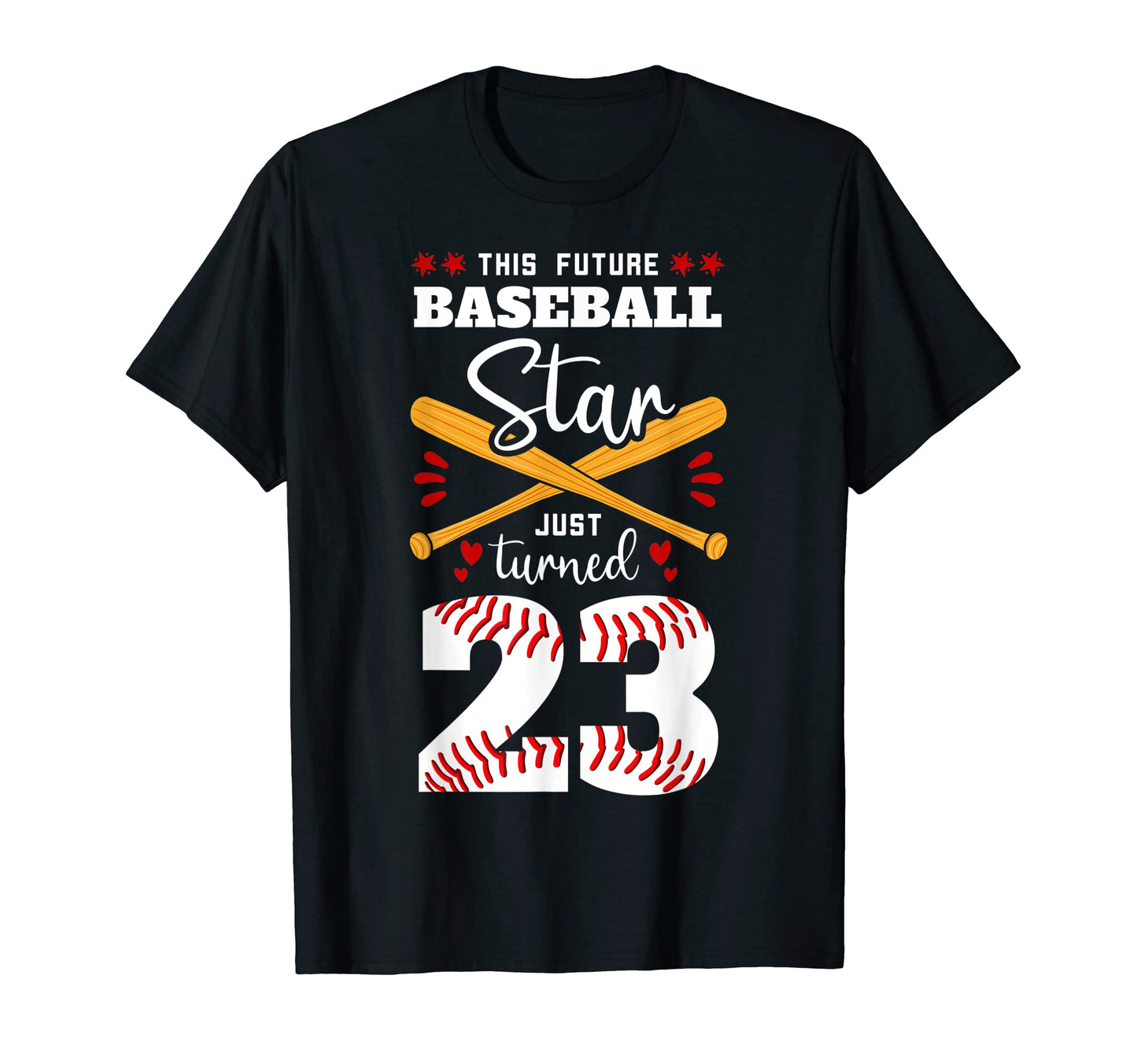 This Future Baseball Star Just T-Shirt - Fun Novelty Design for Adults - T-Shirt, Sweatshirt, Hoodie