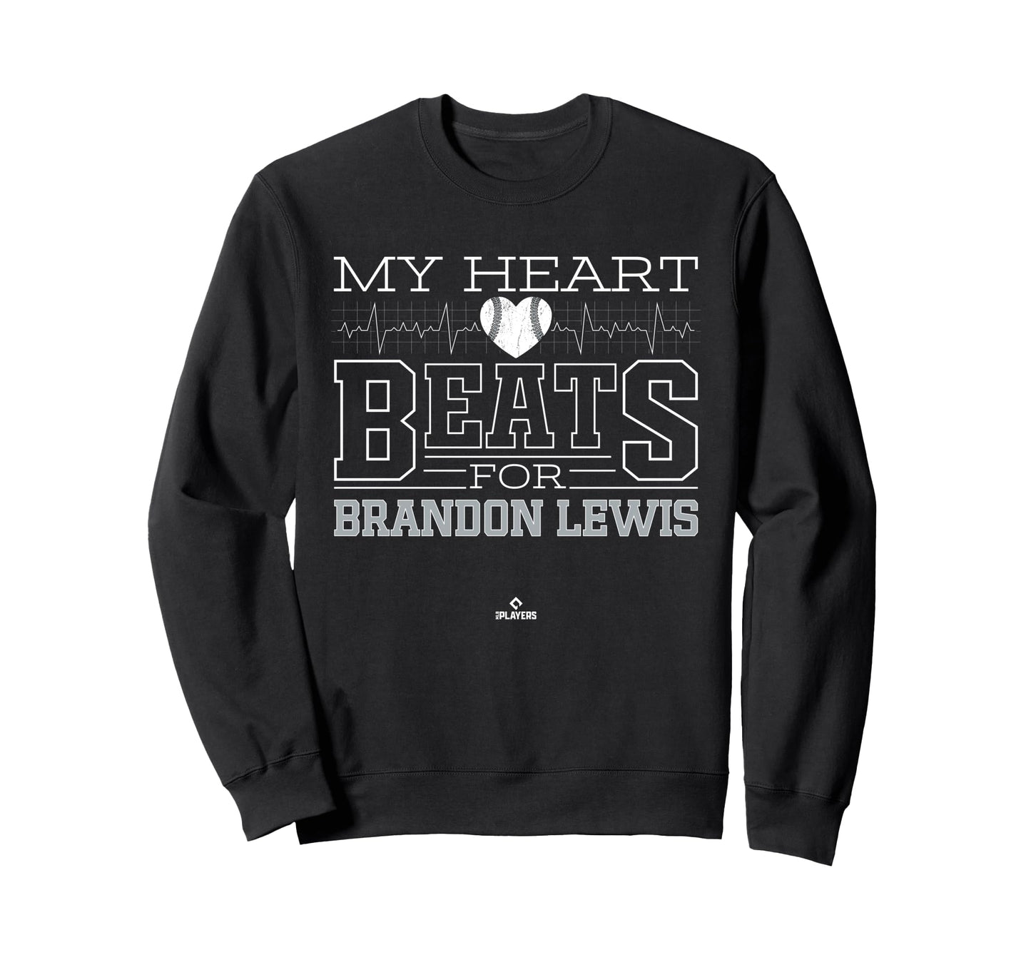 My Heart Beats Brandon Lewis Sweatshirt - Graphic Print for Adults - T-Shirt, Sweatshirt, Hoodie