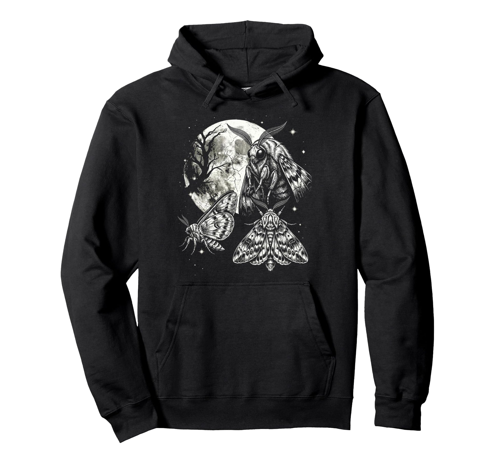 Moth 90S Aesthetic Y2K Moth Butterfly Hoodie - Novelty Apparel Unisex - T-Shirt, Sweatshirt, Hoodie