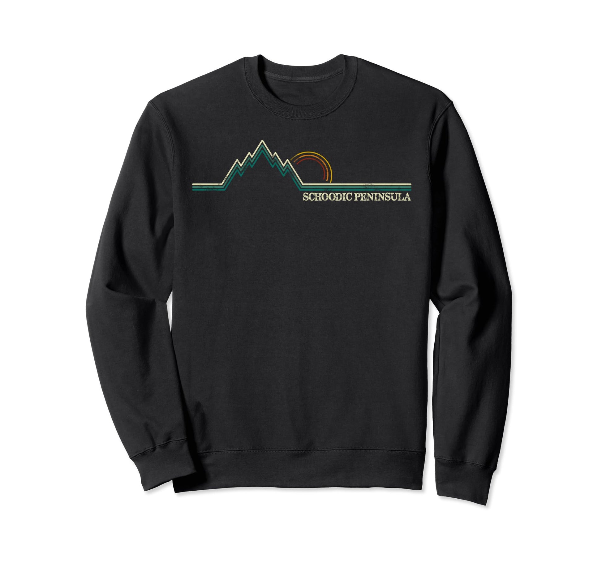 Schoodic Peninsula Acadia National Sweatshirt - Graphic Print for Adults - T-Shirt, Sweatshirt, Hoodie