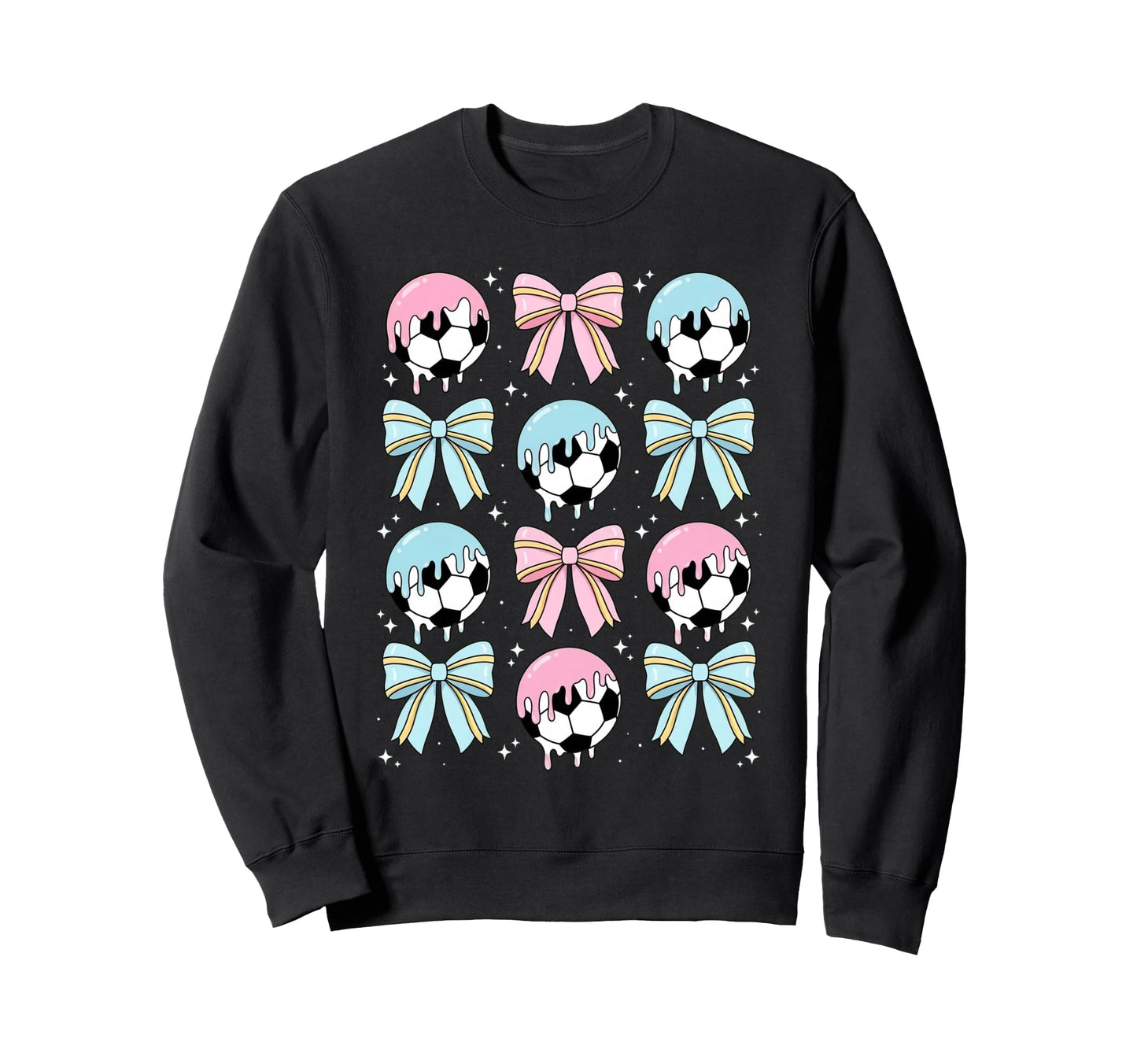 Soccer Drip Ice Cream Mom Sister Sweatshirt - Graphic Print for Adults - T-Shirt, Sweatshirt, Hoodie