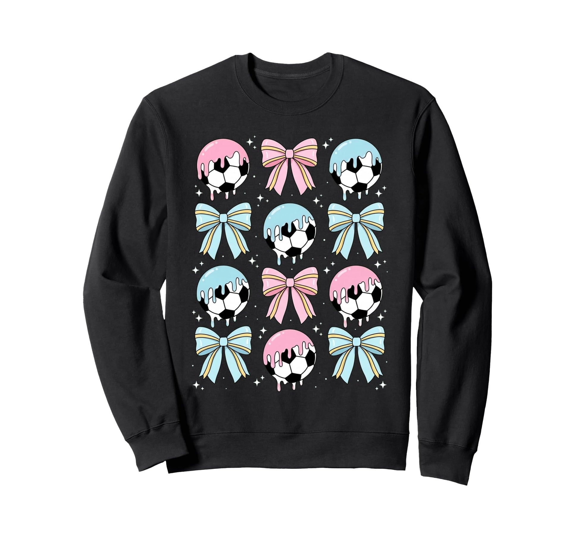 Soccer Drip Ice Cream Mom Sister Sweatshirt - Graphic Print for Adults - T-Shirt, Sweatshirt, Hoodie
