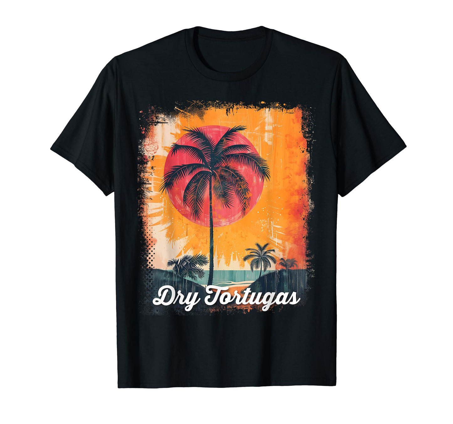 Dry Tortugas National Park Beach 70S T-Shirt - Trendy Graphic for Adults - T-Shirt, Sweatshirt, Hoodie