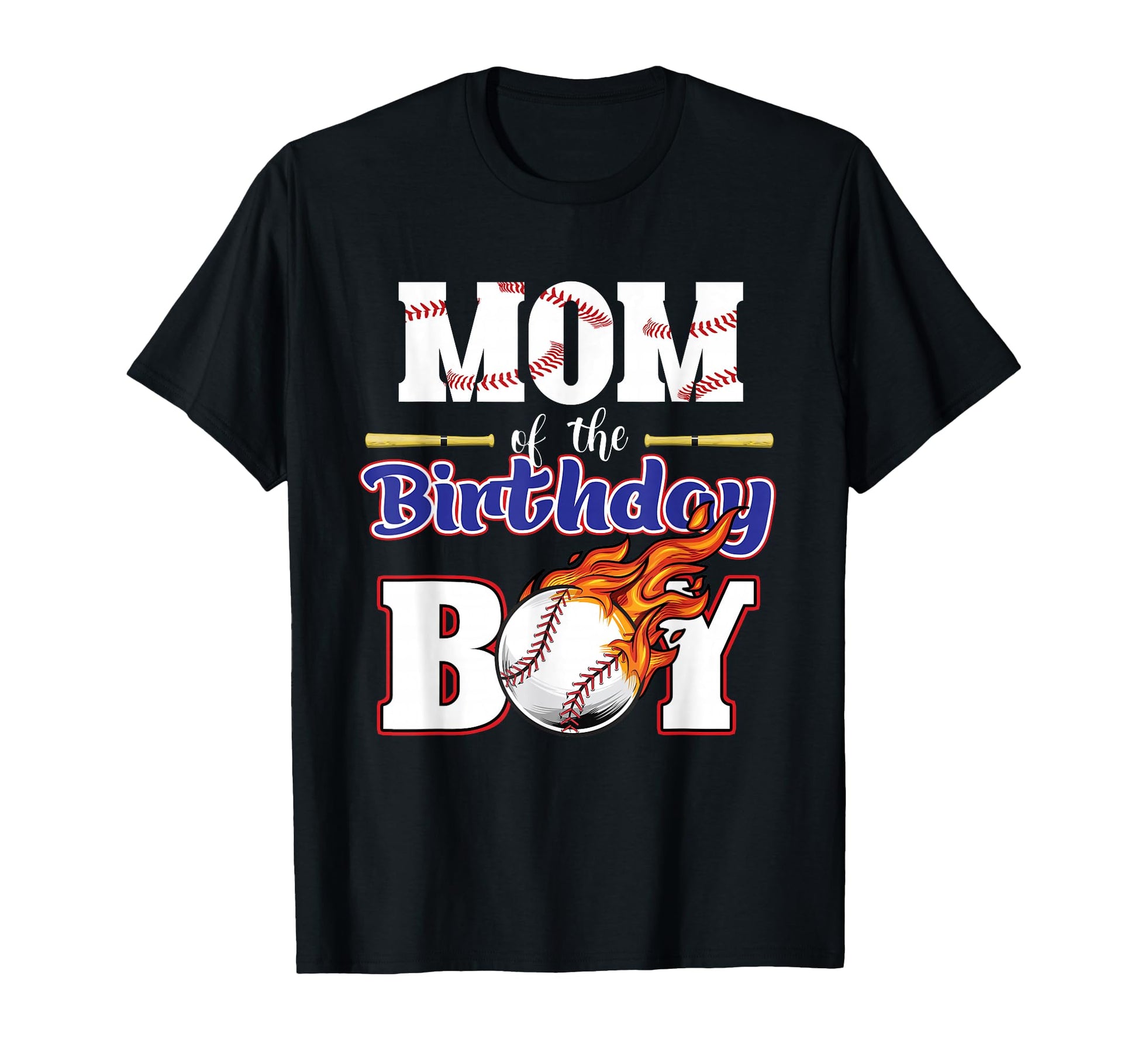 Mom Birthday Baseball Matching T-Shirt - Casual Everyday Wear Unisex - T-Shirt, Sweatshirt, Hoodie