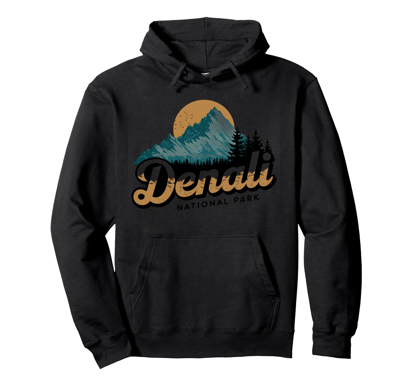 Denali Est 1917 Alaska National Park Hoodie - Streetwear Style Men Women - T-Shirt, Sweatshirt, Hoodie