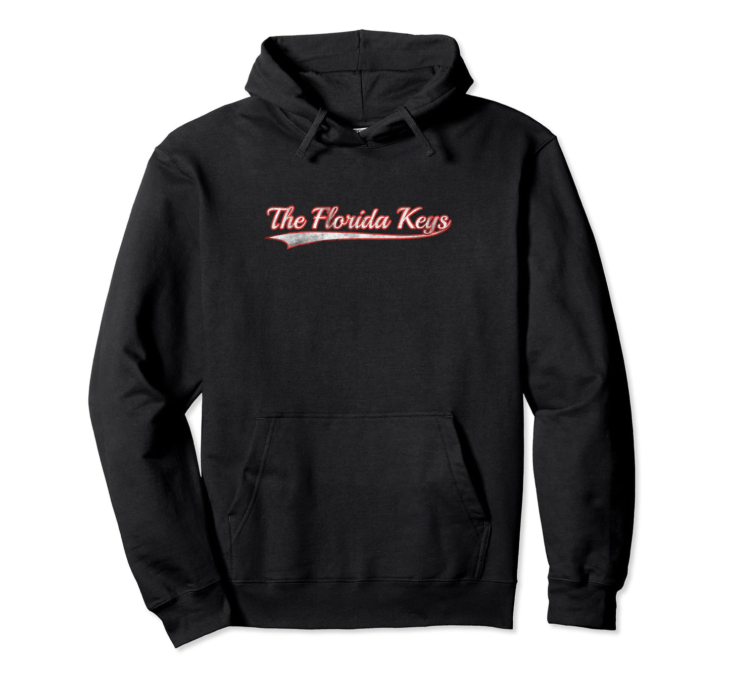 Florida Keys Varsity Distressed Hoodie - Minimalist Print Men Women - T-Shirt, Sweatshirt, Hoodie