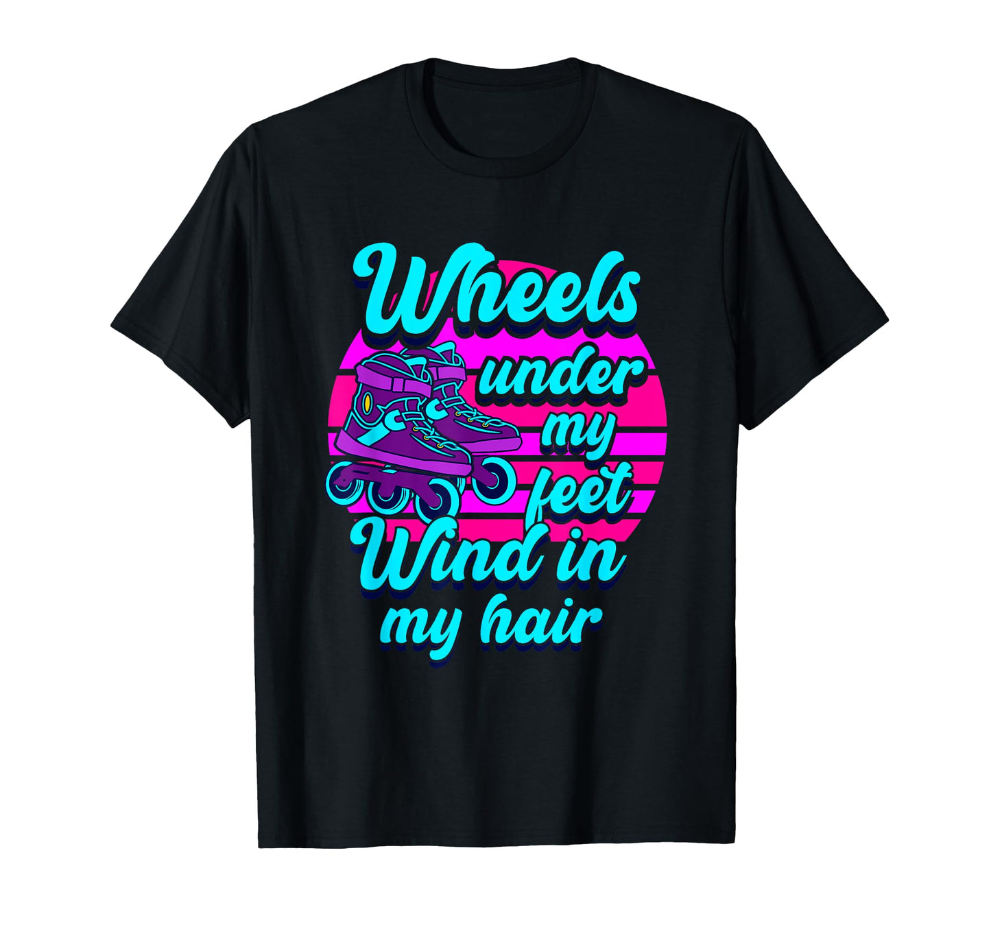 70S 80S Skates Roller Skating T-Shirt - Fun Novelty Design Men Women - T-Shirt, Sweatshirt, Hoodie