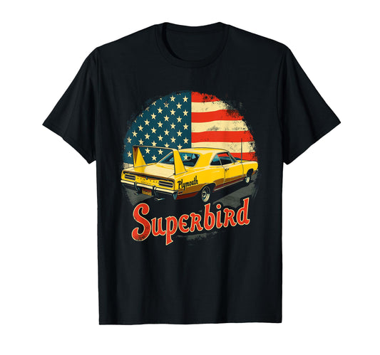 1970 Plymouth Superbird Car American T-Shirt - Custom Art Print Men Women - T-Shirt, Sweatshirt, Hoodie