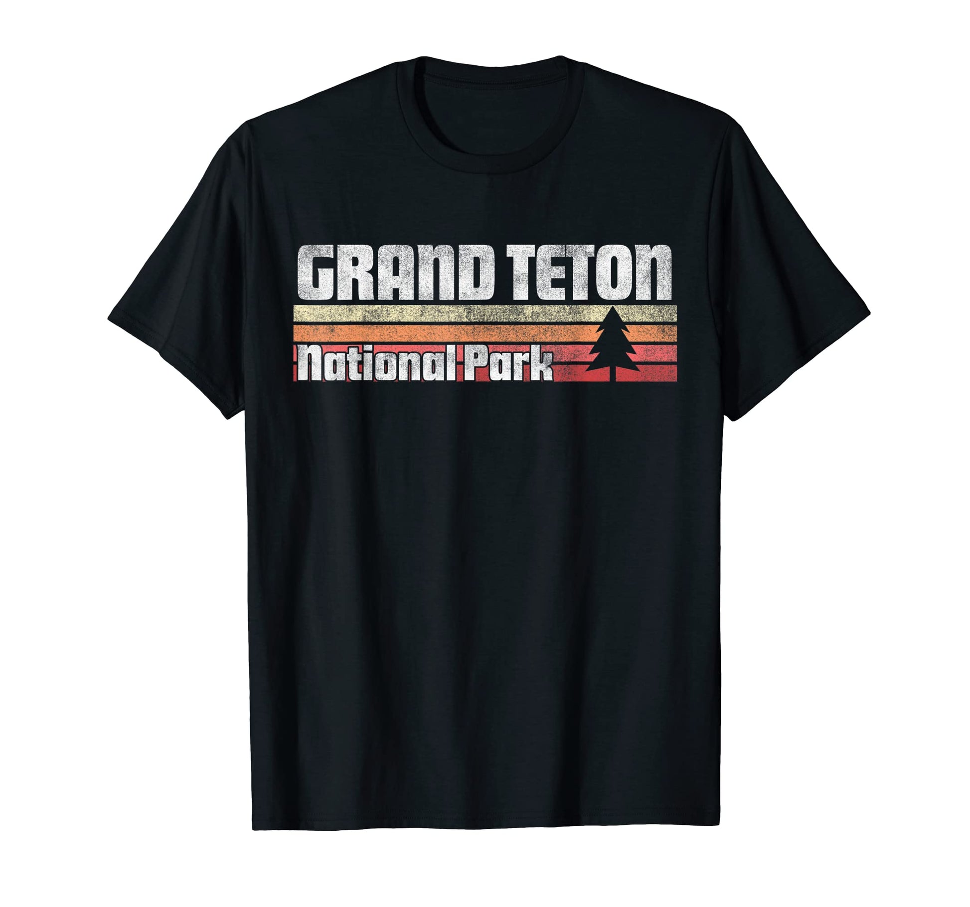 Grand Teton National Park 70S 80S 90S T-Shirt - Minimalist Print Unisex - T-Shirt, Sweatshirt, Hoodie