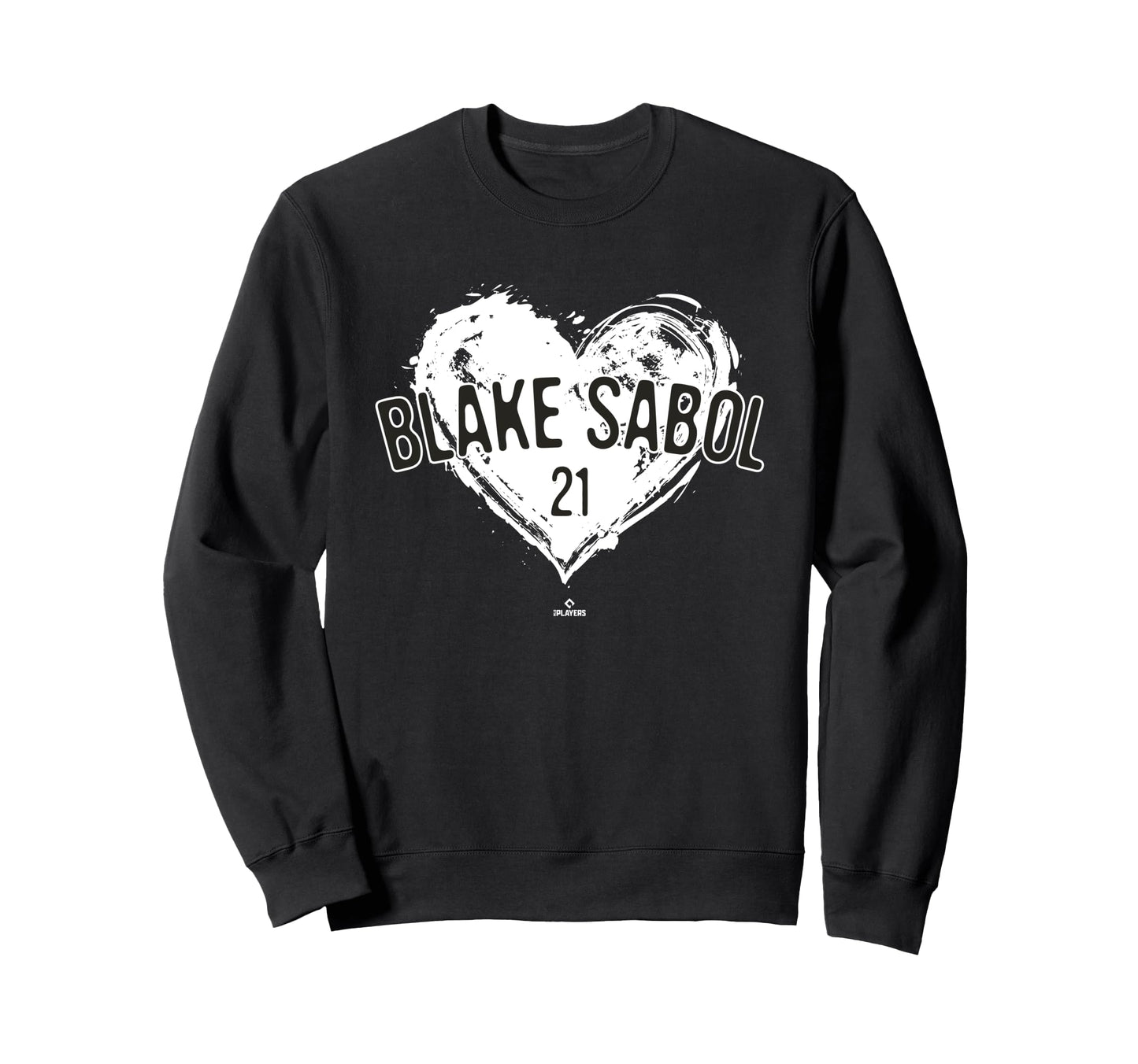 Distressed Heart Blake Sabol San Sweatshirt - Trendy Graphic Unisex - T-Shirt, Sweatshirt, Hoodie