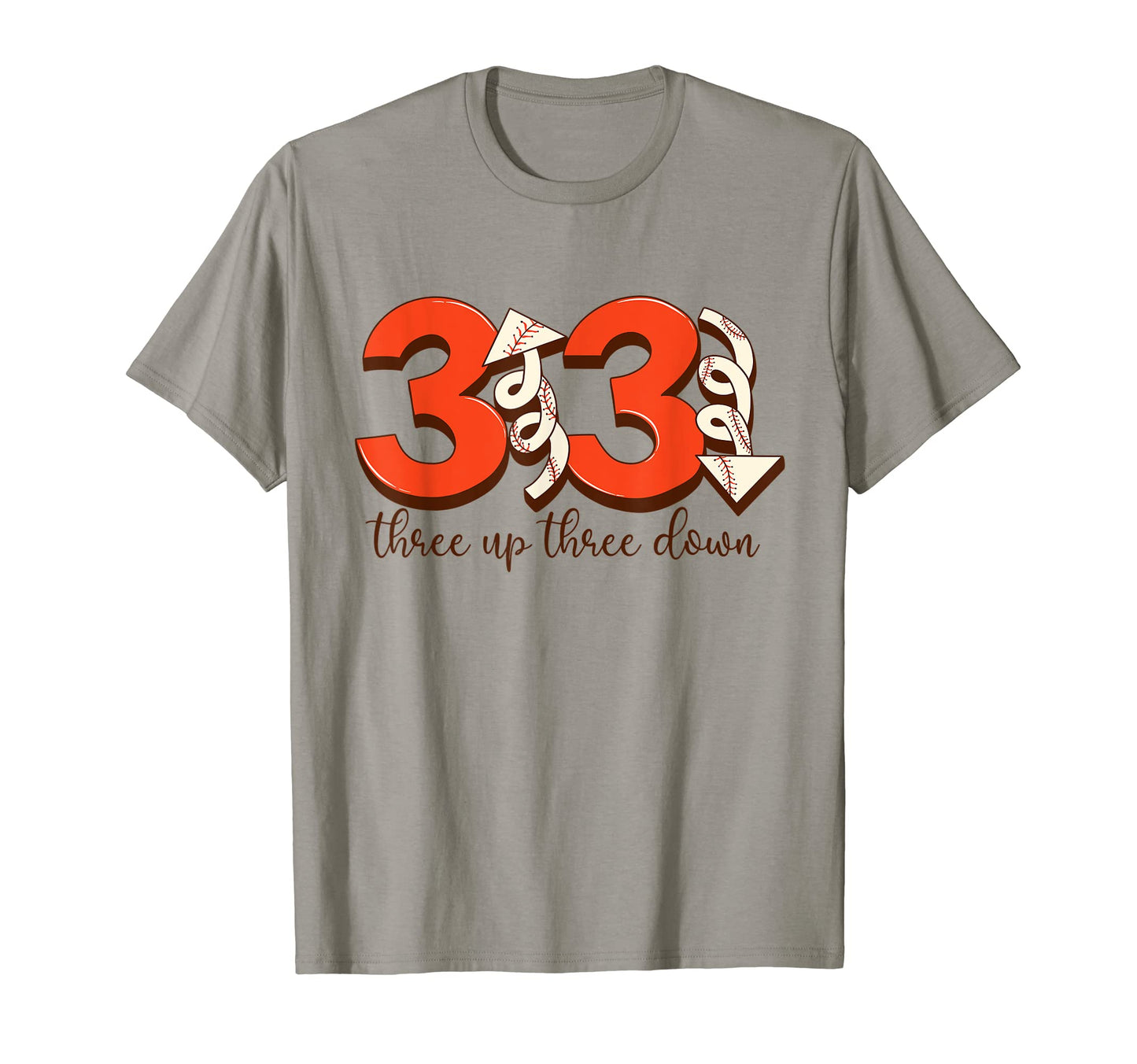 Three Up Tree Down Baseball Player T-Shirt - Trendy Graphic Unisex - T-Shirt, Sweatshirt, Hoodie