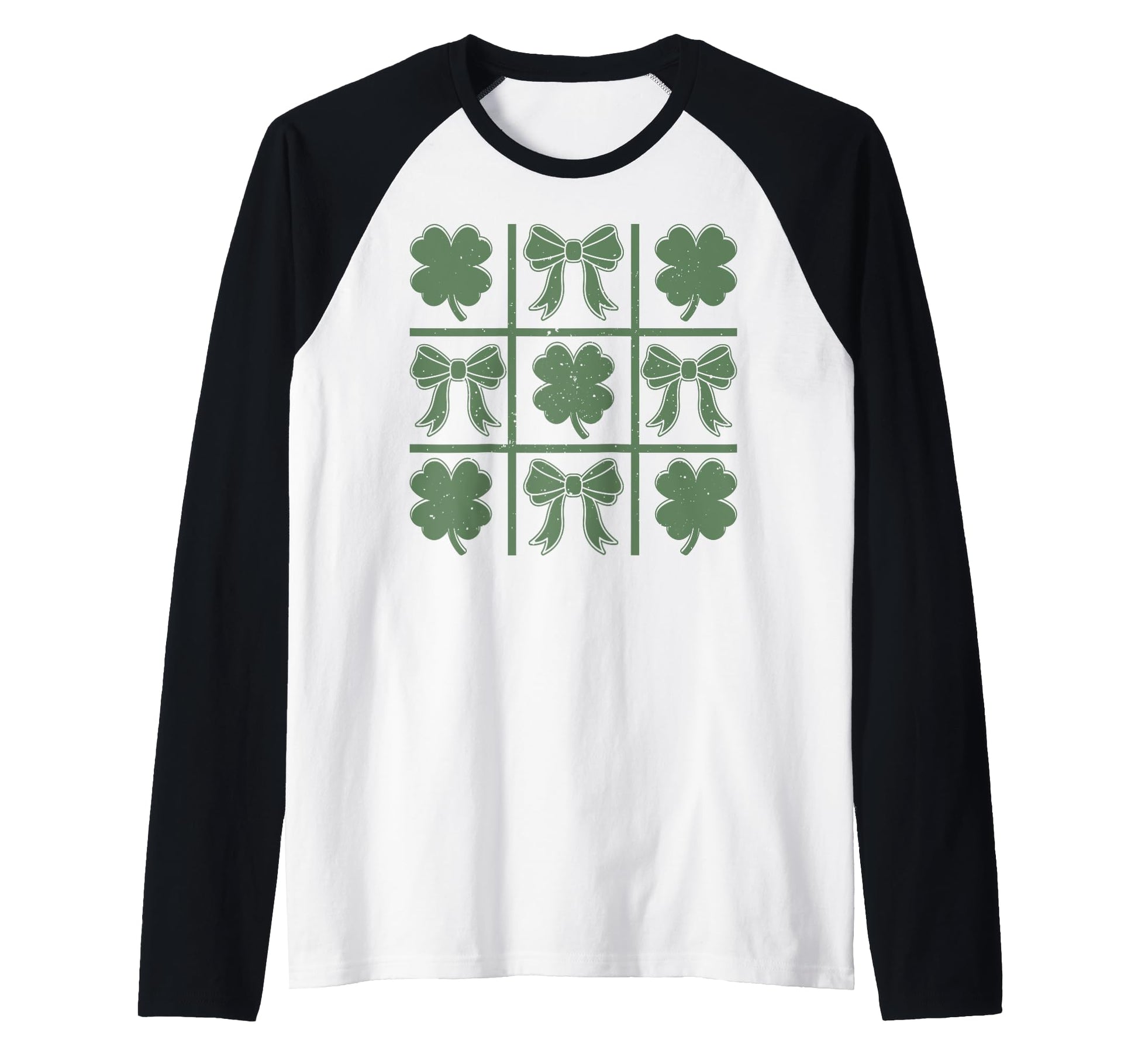 Shamrock Green Bow Saint Patrick Hoodie - Casual Everyday Wear for Adults - T-Shirt, Sweatshirt, Hoodie