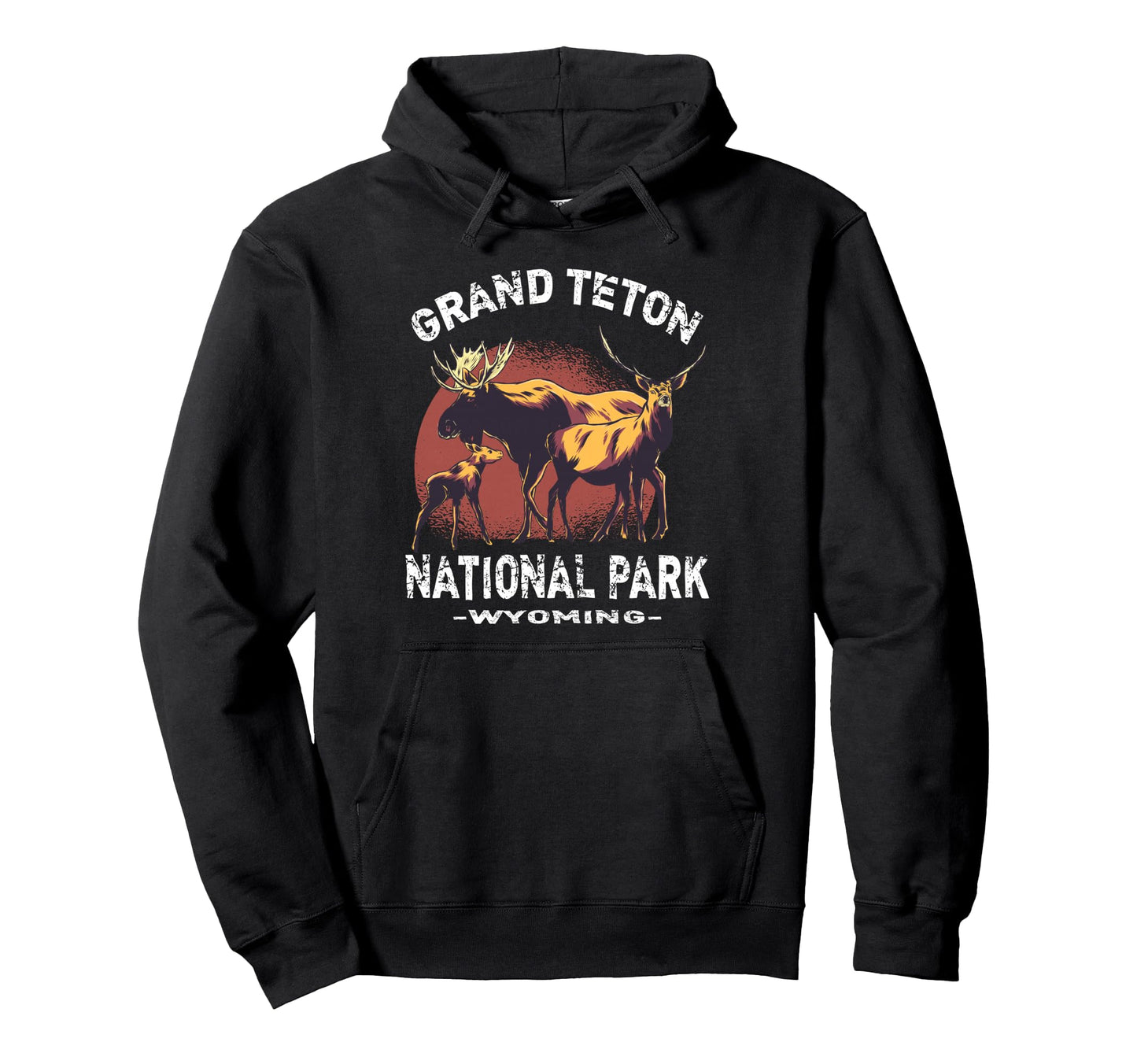 Grand Teton National Park Wyoming Sunset Hoodie - Unique Graphic for Adults - T-Shirt, Sweatshirt, Hoodie