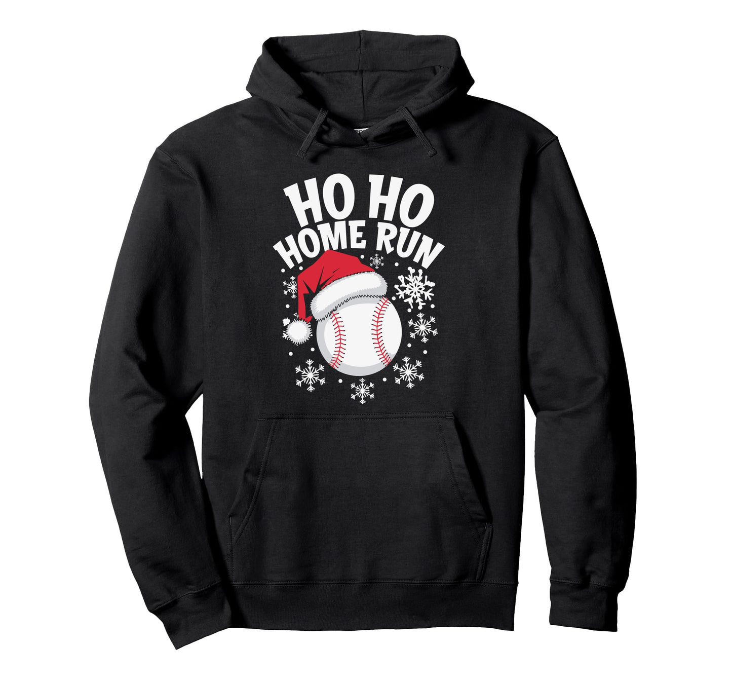 Santa Baseball Home Run T-Shirt - Graphic Print for Adults - T-Shirt, Sweatshirt, Hoodie