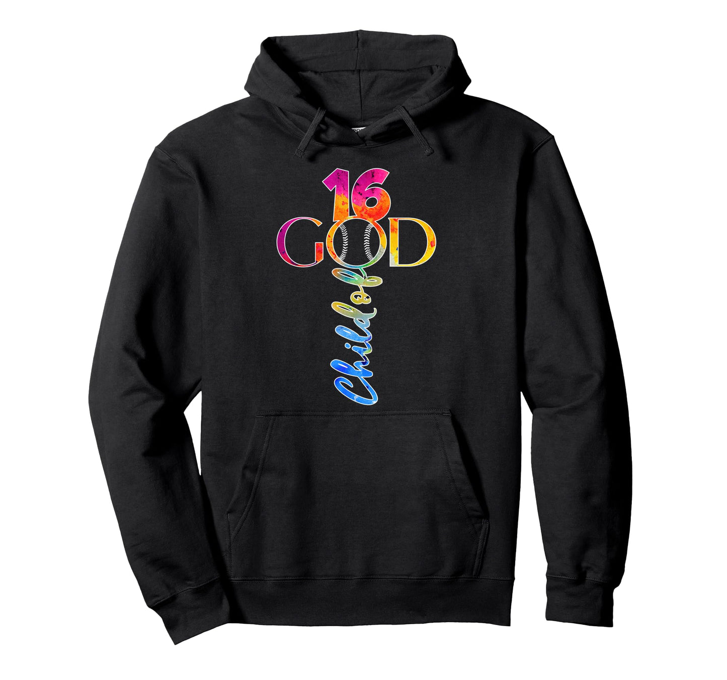 Jesus 16 Years Child God Baseball 16Th Hoodie - Unique Graphic Unisex - T-Shirt, Sweatshirt, Hoodie