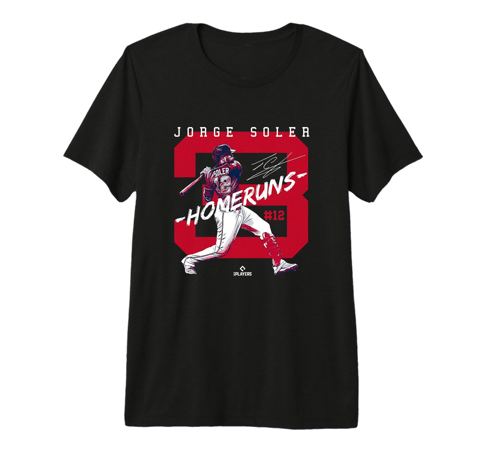 3 Home Runs Jorge Soler Mlbpa T-Shirt - Minimalist Print for Adults - T-Shirt, Sweatshirt, Hoodie
