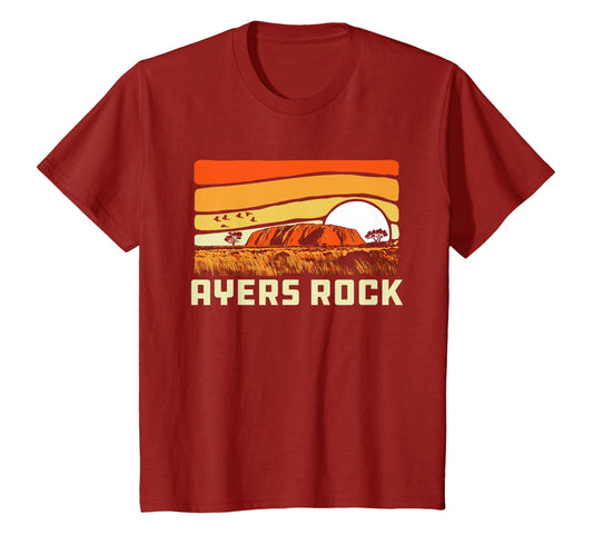 Ayers Rock Uluru Australia T-Shirt - Fun Novelty Design for Adults - T-Shirt, Sweatshirt, Hoodie