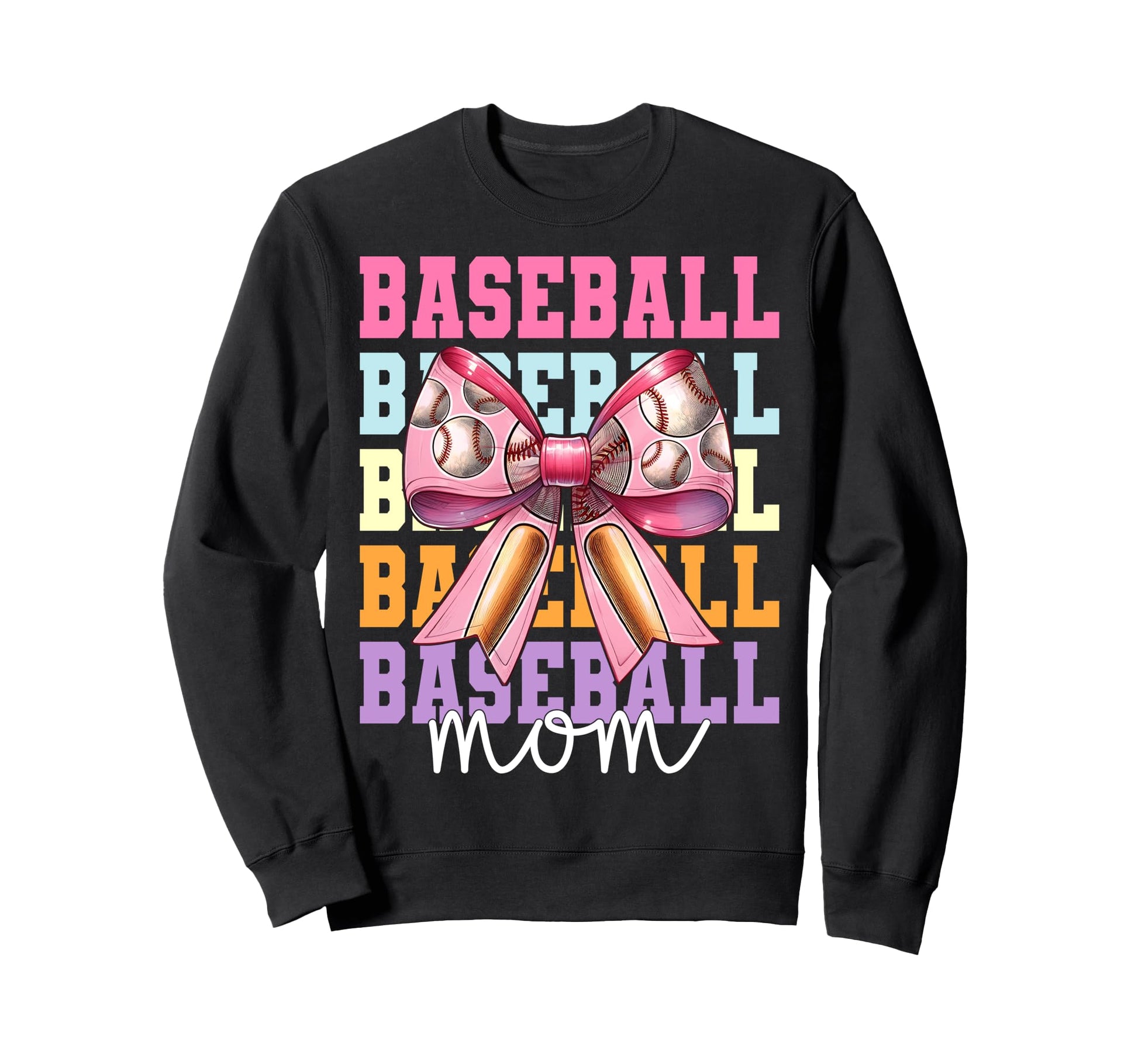Baseball Mom Baseball Mama Mothers Day Sweatshirt - Novelty Apparel Unisex - T-Shirt, Sweatshirt, Hoodie