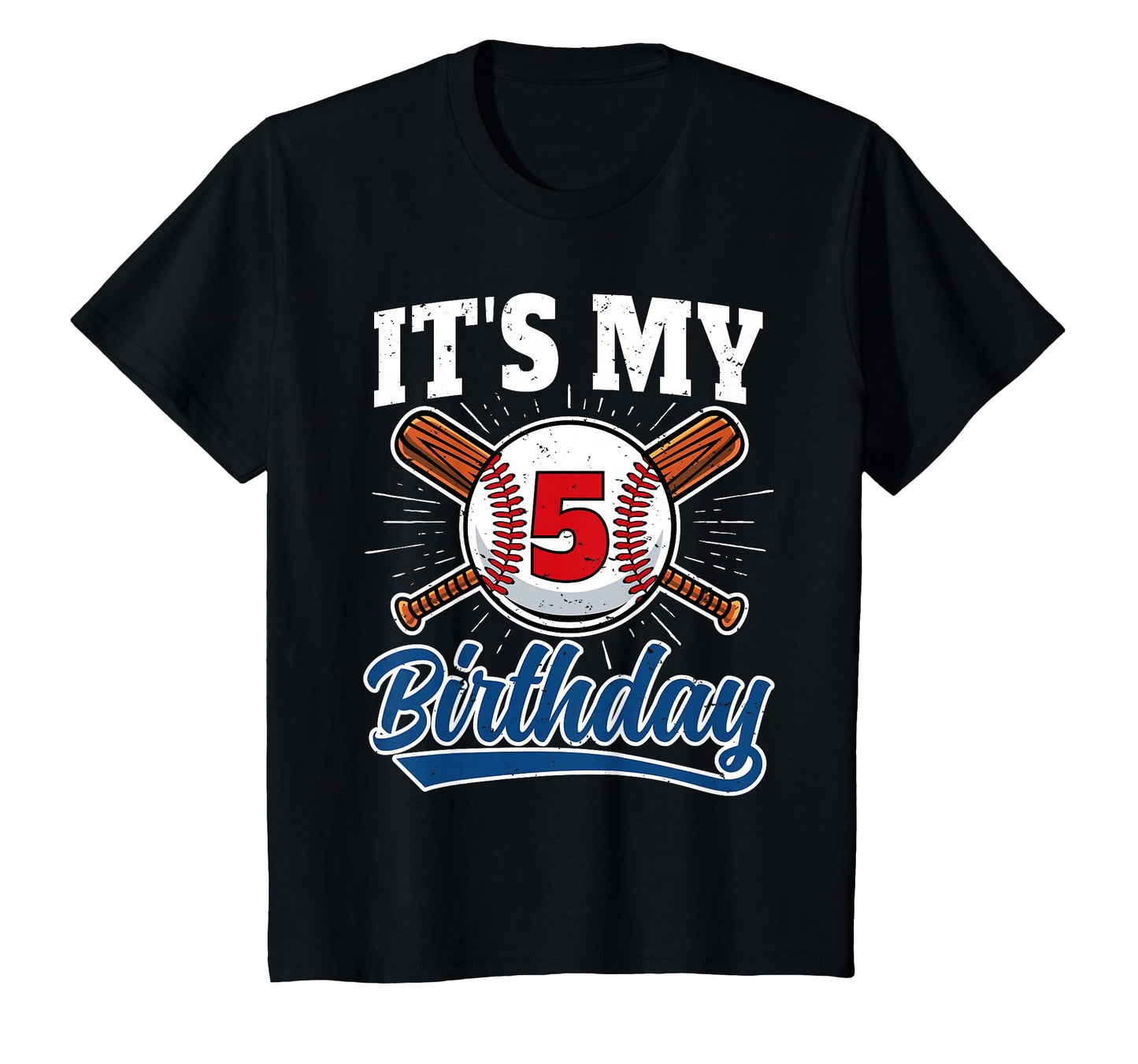 5 Years Old Baseball Player 5Th T-Shirt - Trendy Graphic Men Women - T-Shirt, Sweatshirt, Hoodie
