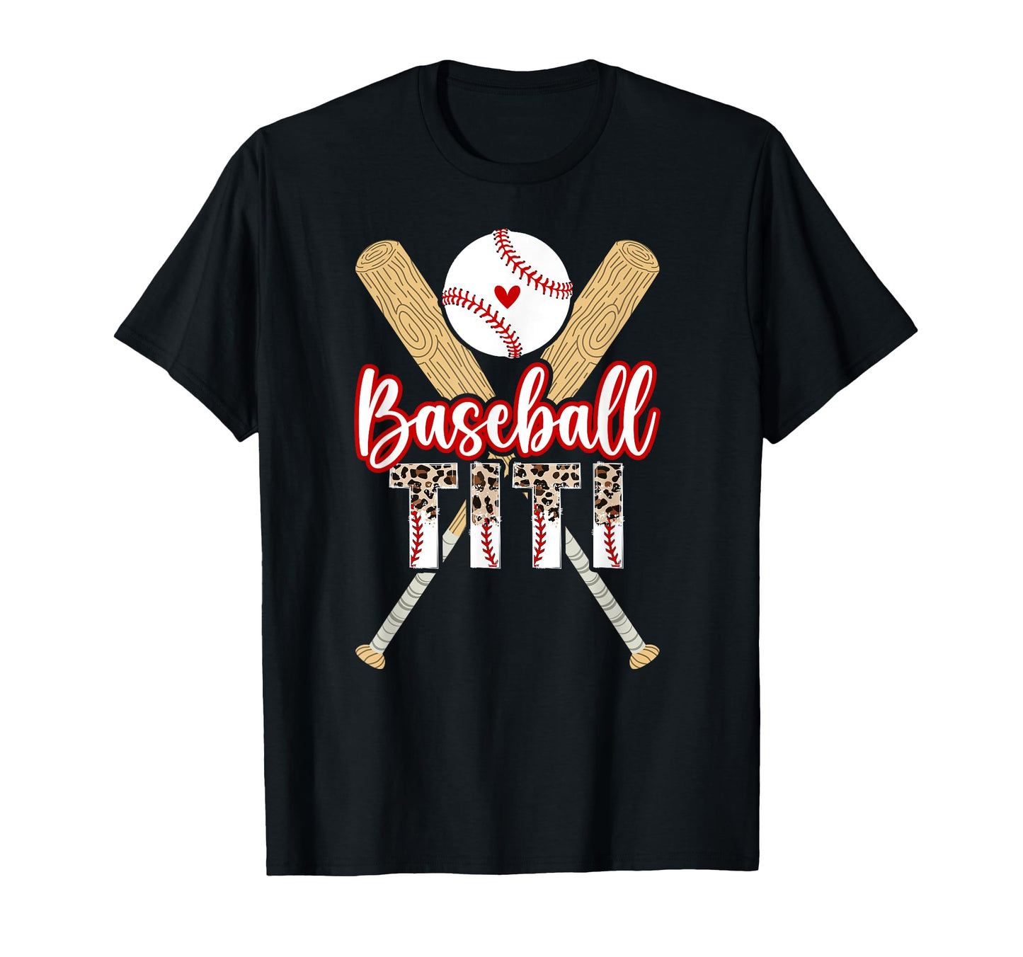 Baseball Titi Leopard Titi T-Shirt - Casual Everyday Wear for Adults - T-Shirt, Sweatshirt, Hoodie