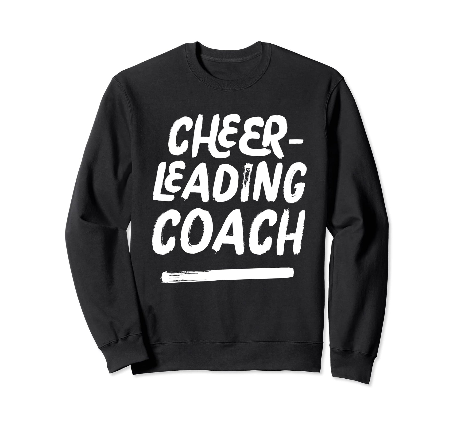 Cheerleading Coach Distressed Sweatshirt - Casual Everyday Wear Men Women - T-Shirt, Sweatshirt, Hoodie