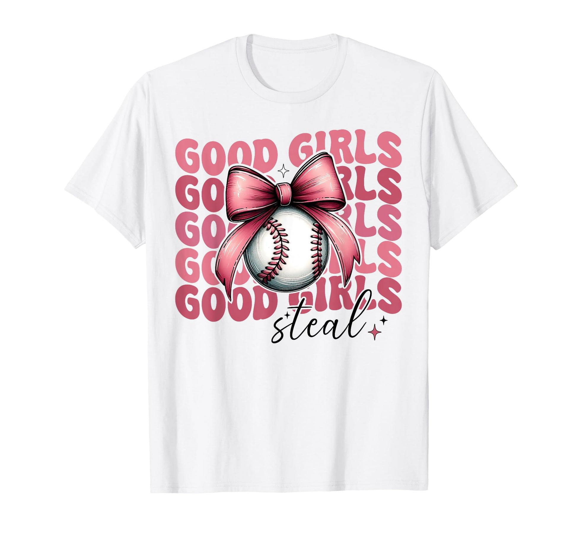 Baseball Mom Mothers Day Coquette Bow T-Shirt - Novelty Apparel Unisex - T-Shirt, Sweatshirt, Hoodie