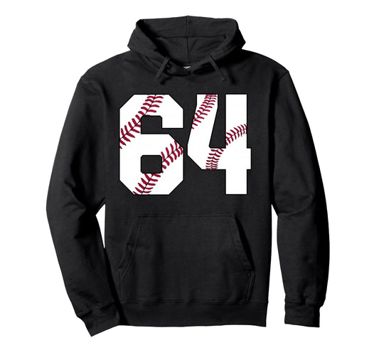 Baseball 1962 64Th Birthday 64 Years Old Hoodie - Unique Graphic for Adults - T-Shirt, Sweatshirt, Hoodie