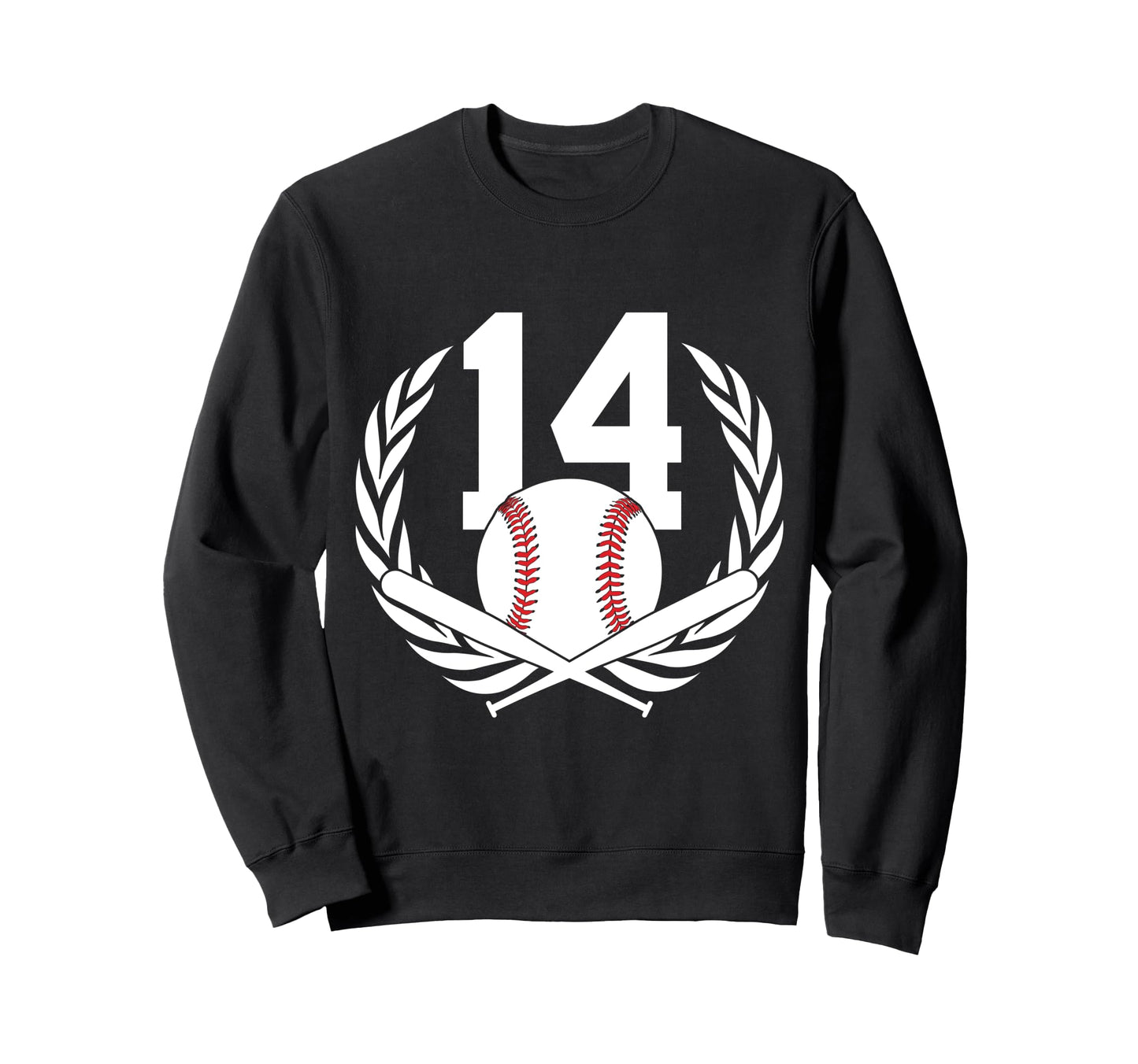 14 Years Number 14 Baseball 14Th Sweatshirt - Streetwear Style for Adults - T-Shirt, Sweatshirt, Hoodie