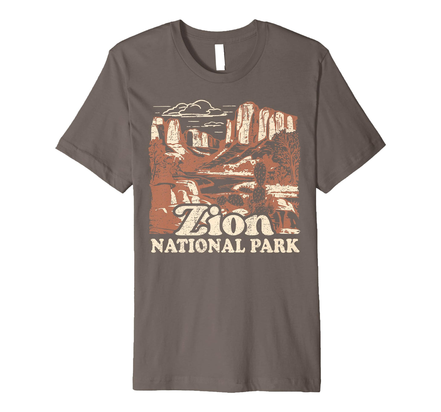 Zion National Park Distressed T-Shirt - Graphic Print Unisex - T-Shirt, Sweatshirt, Hoodie
