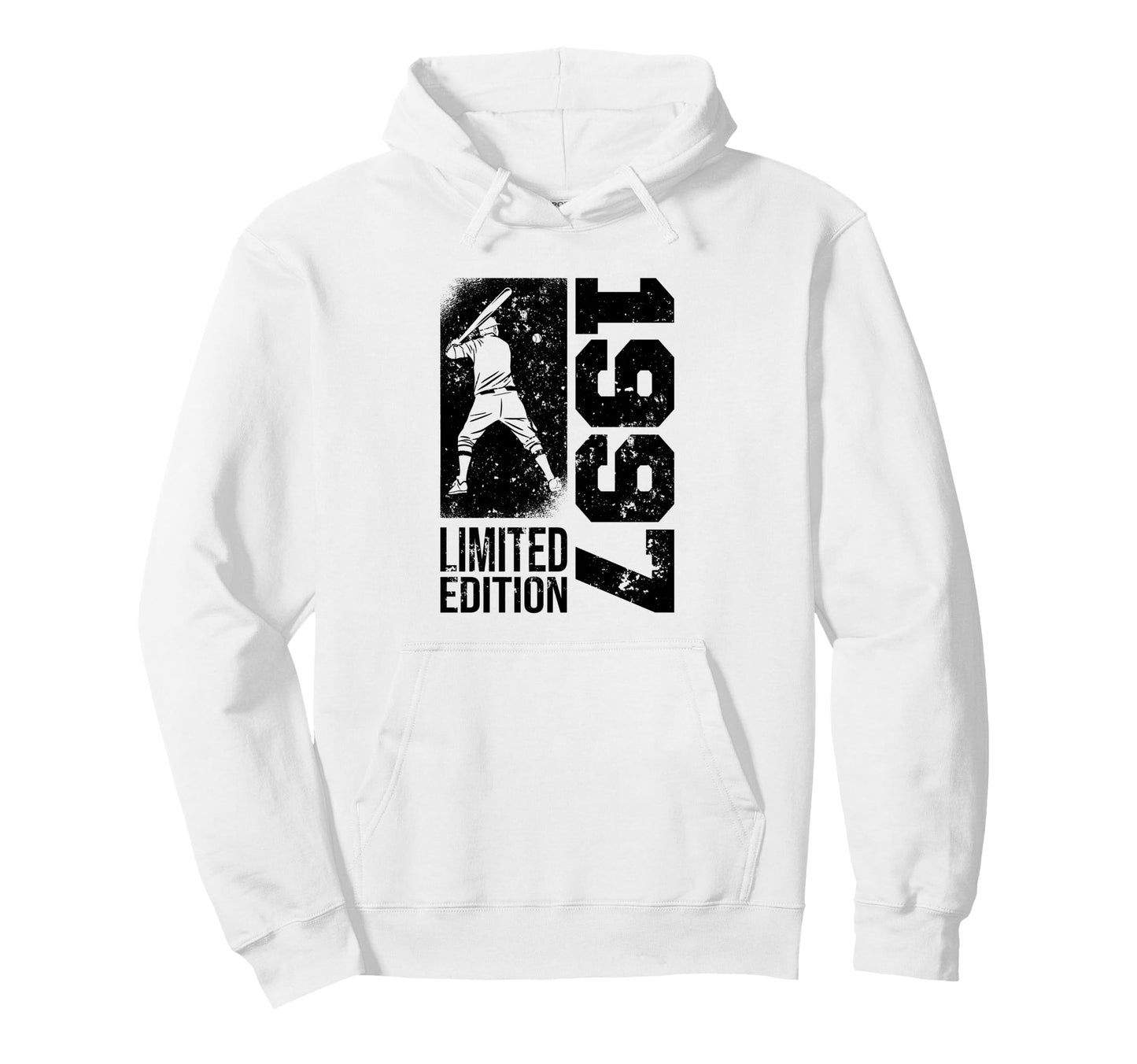 Baseball Player Born 1997 Birthday Baseball Hoodie - Graphic Print Unisex - T-Shirt, Sweatshirt, Hoodie