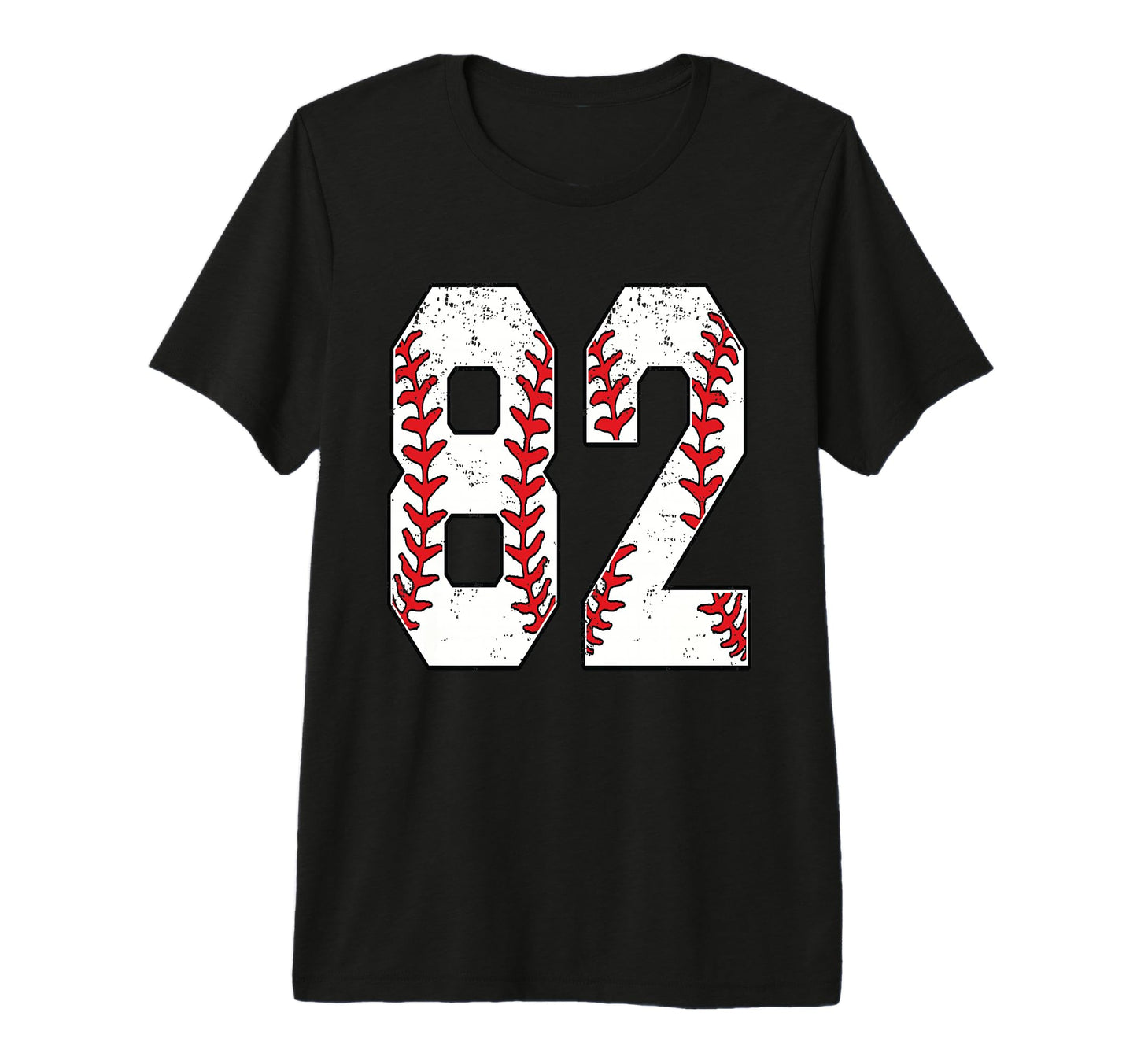 Number 82 Baseball 82 Jersey T-Shirt - Casual Everyday Wear Men Women - T-Shirt, Sweatshirt, Hoodie