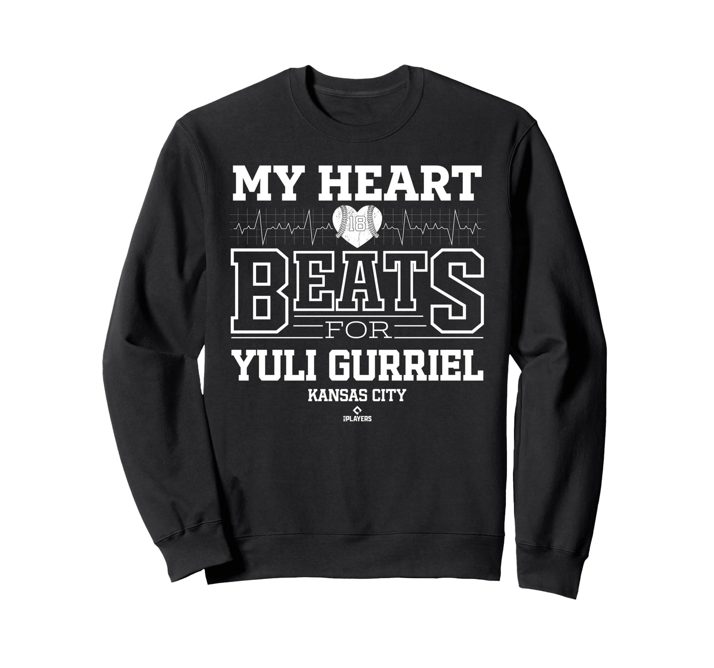 My Heart Beats Yuli Gurriel Kansas Sweatshirt - Aesthetic Graphic Unisex - T-Shirt, Sweatshirt, Hoodie
