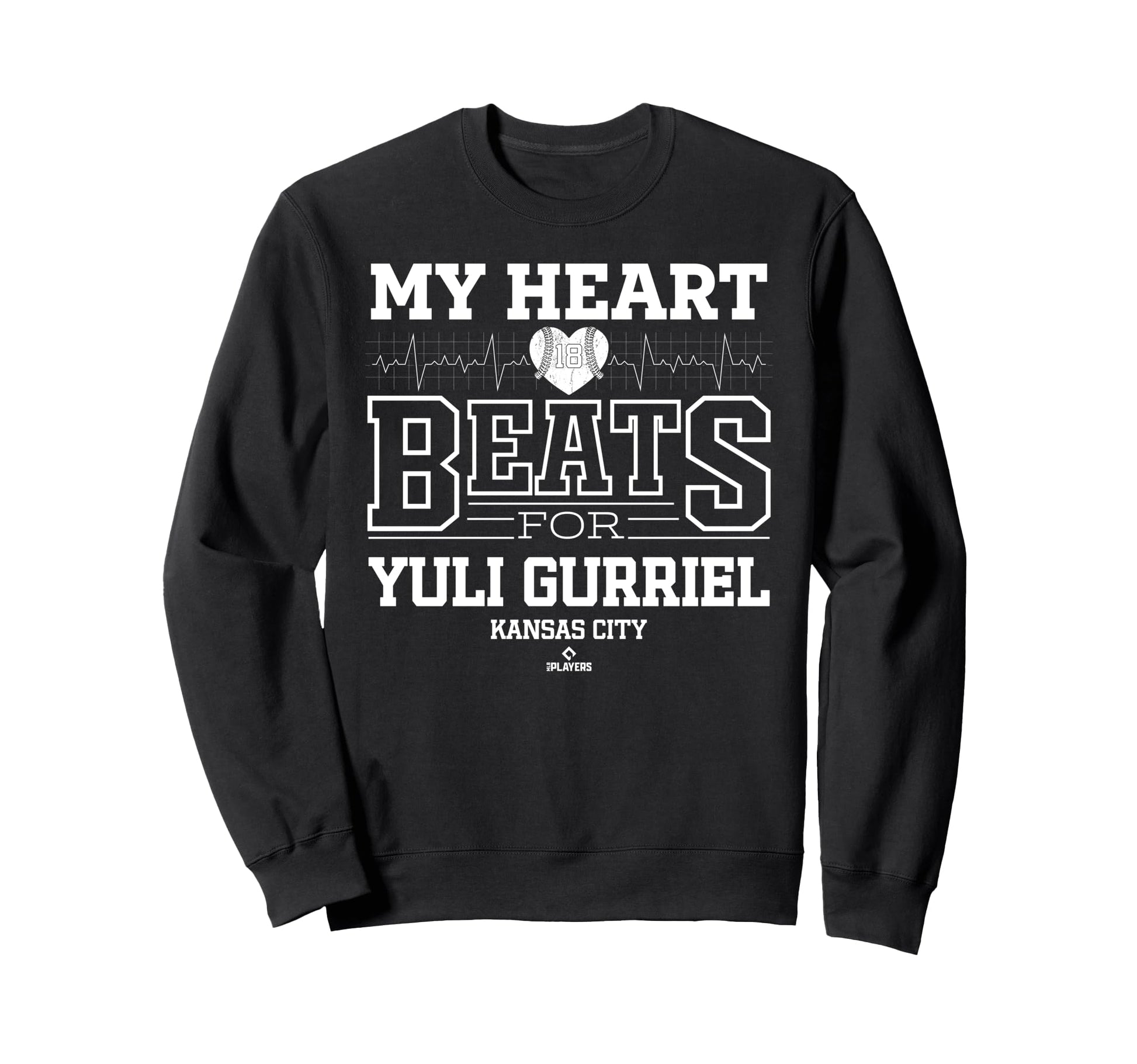 My Heart Beats Yuli Gurriel Kansas Sweatshirt - Aesthetic Graphic Unisex - T-Shirt, Sweatshirt, Hoodie