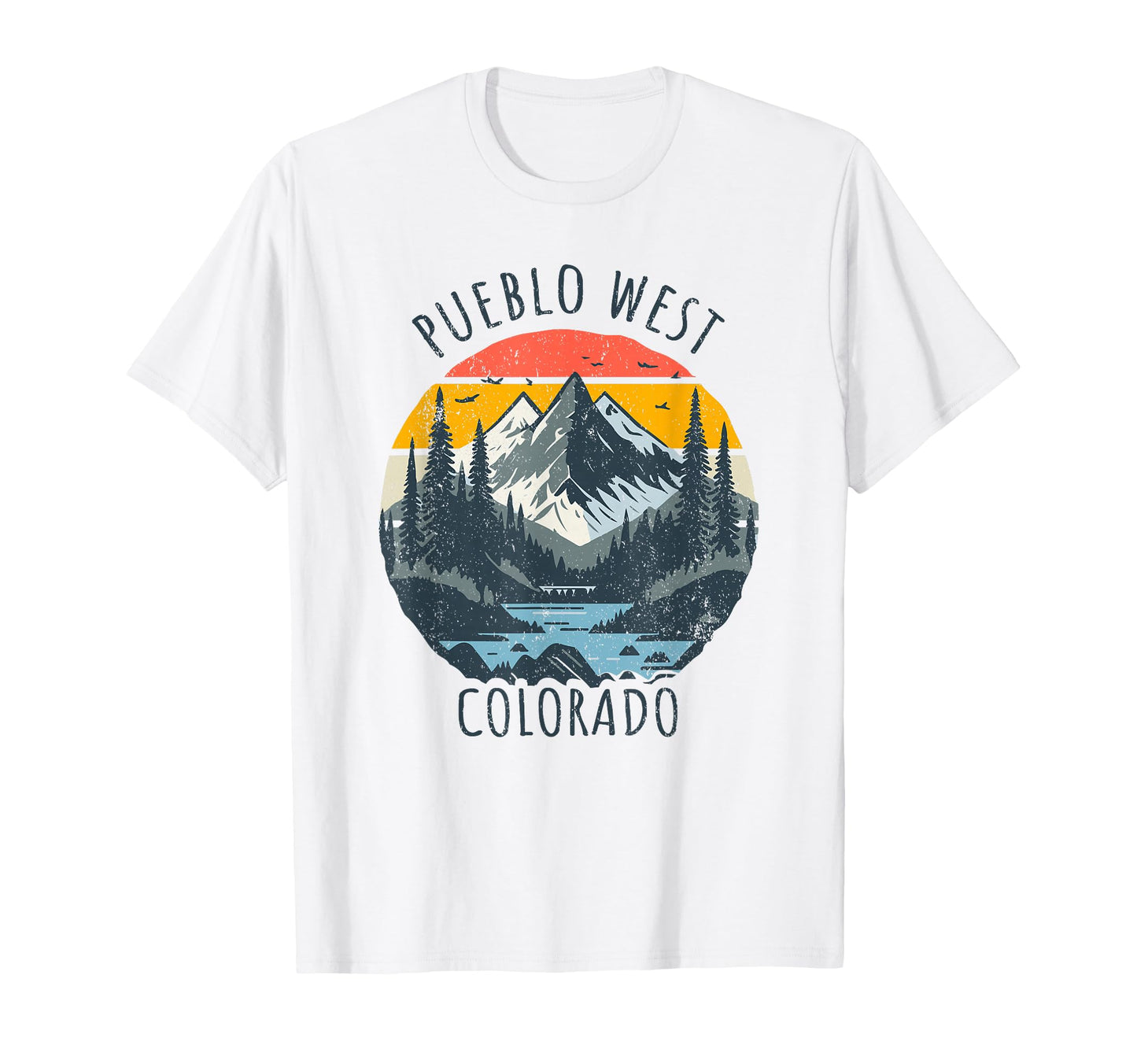 Pueblo West Colorado Usa Mountain T-Shirt - Unique Graphic Men Women - T-Shirt, Sweatshirt, Hoodie
