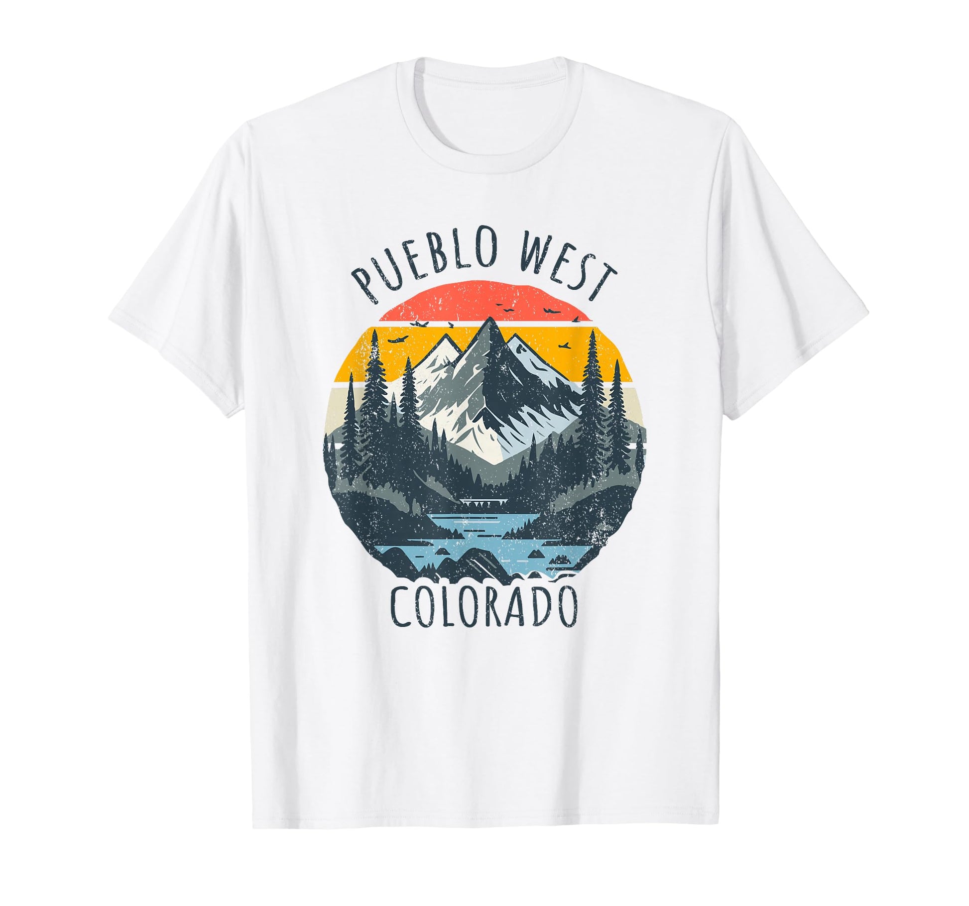 Pueblo West Colorado Usa Mountain T-Shirt - Unique Graphic Men Women - T-Shirt, Sweatshirt, Hoodie