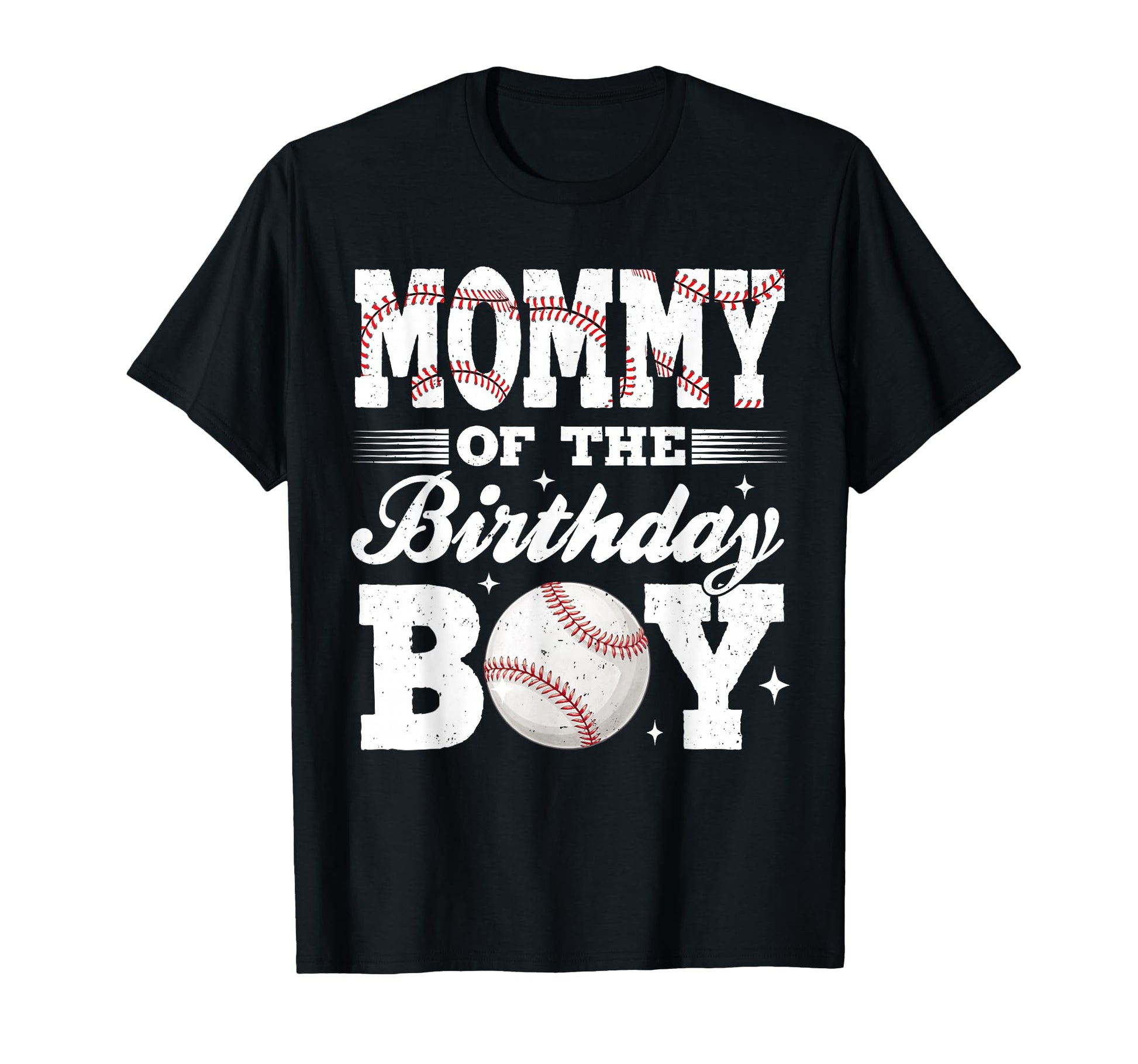 Mommy Birthday Baseball Matching Family T-Shirt - Graphic Print Men Women - T-Shirt, Sweatshirt, Hoodie