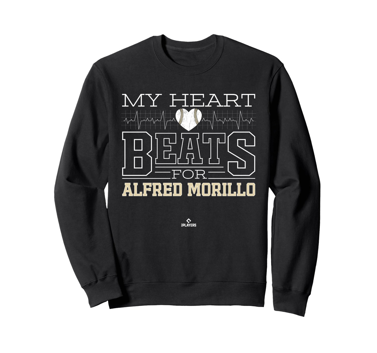 My Heart Beats Alfred Morillo Sweatshirt - Minimalist Print for Adults - T-Shirt, Sweatshirt, Hoodie
