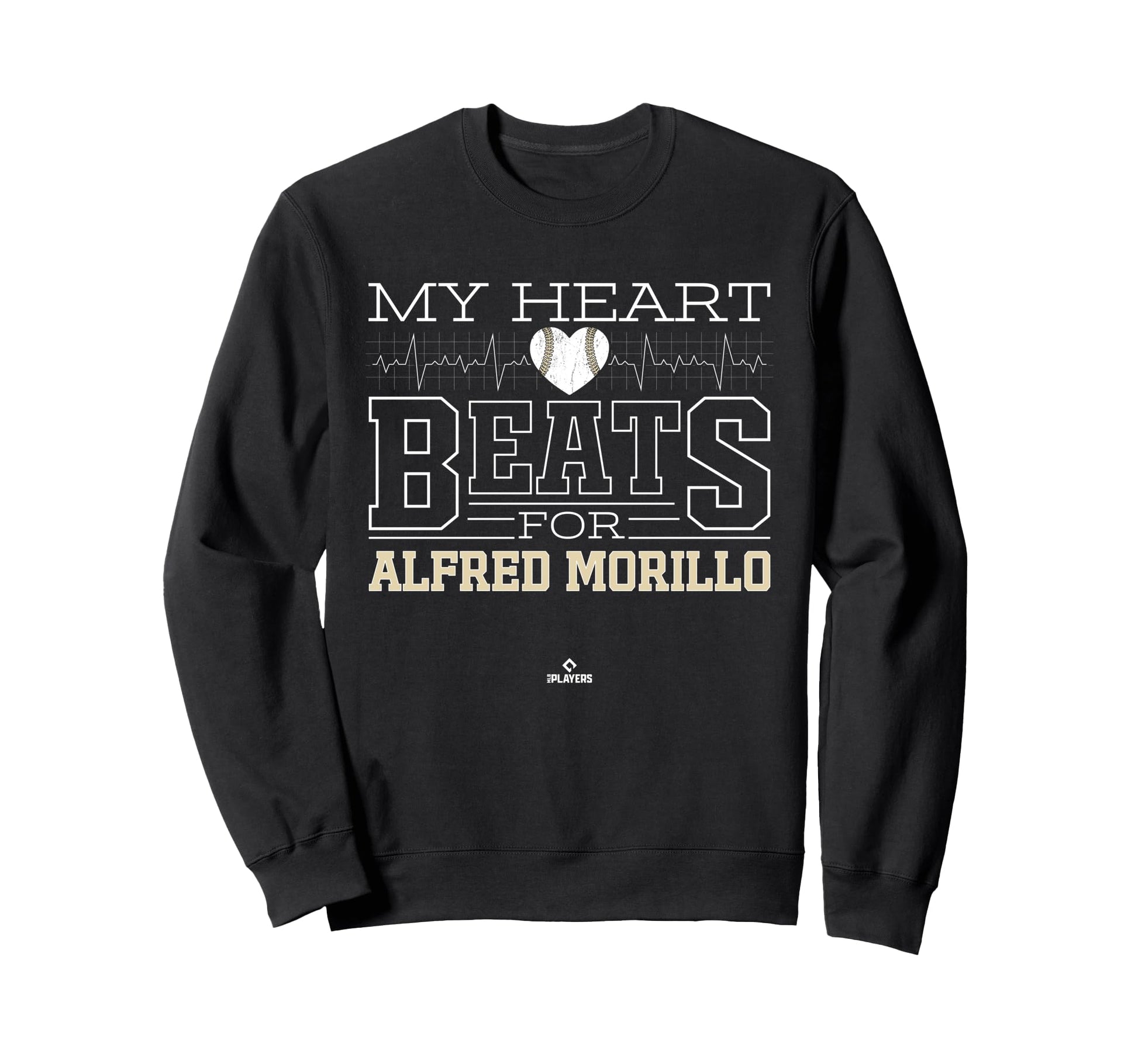 My Heart Beats Alfred Morillo Sweatshirt - Minimalist Print for Adults - T-Shirt, Sweatshirt, Hoodie