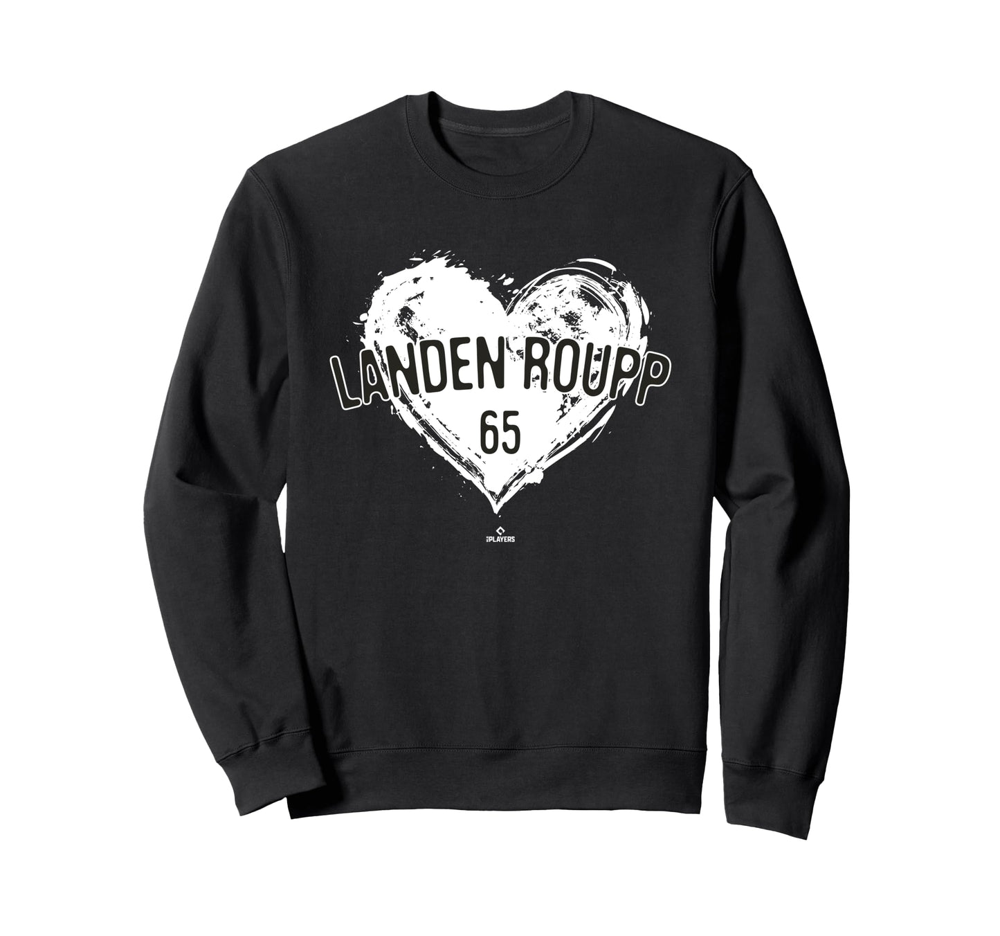 Distressed Heart Landen Roupp San Sweatshirt - Unique Graphic Unisex - T-Shirt, Sweatshirt, Hoodie