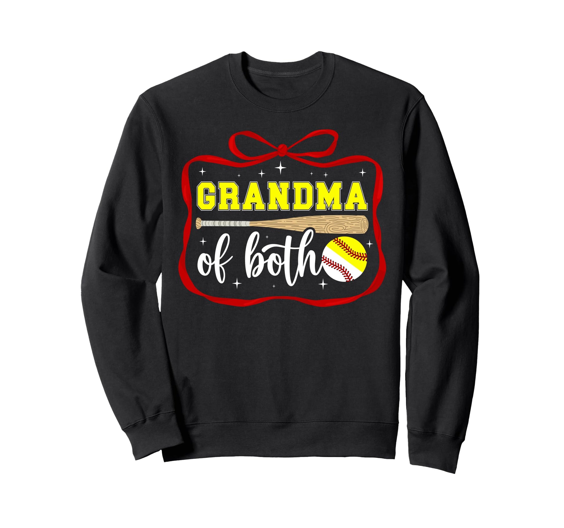 Grandma Both Coquette Baseball Sweatshirt - Aesthetic Graphic Unisex - T-Shirt, Sweatshirt, Hoodie