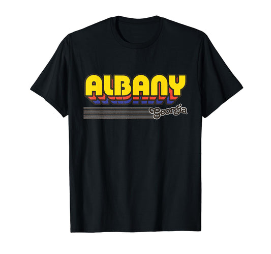 Albany Georgia Stripes T-Shirt - Aesthetic Graphic Men Women - T-Shirt, Sweatshirt, Hoodie