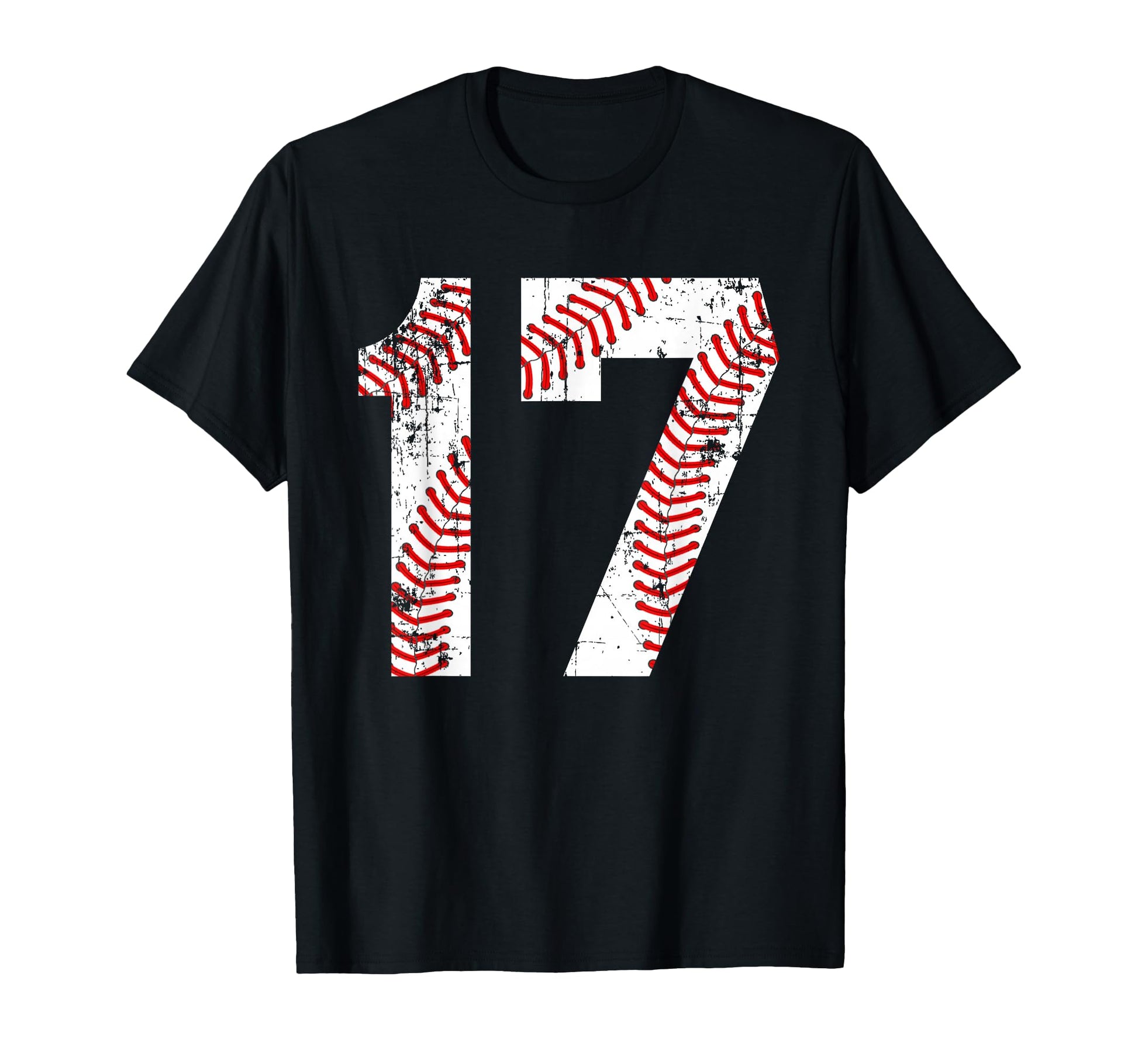 Baseball 17 Jersey Number T-Shirt - Trendy Graphic Men Women - T-Shirt, Sweatshirt, Hoodie