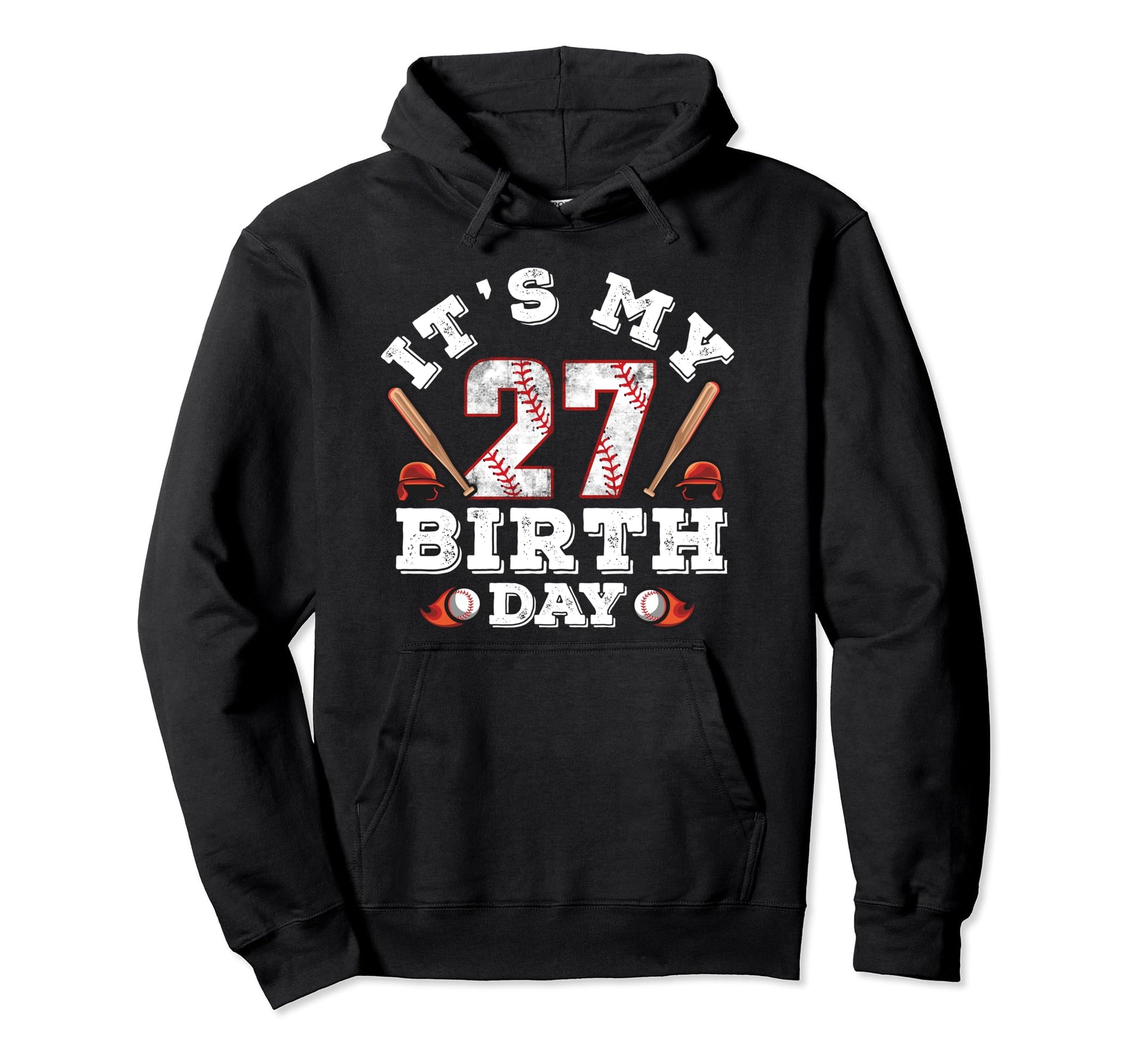 Its My 27Th Birthday 27 Jersey 27 Year Old Hoodie - Unique Graphic Unisex - T-Shirt, Sweatshirt, Hoodie